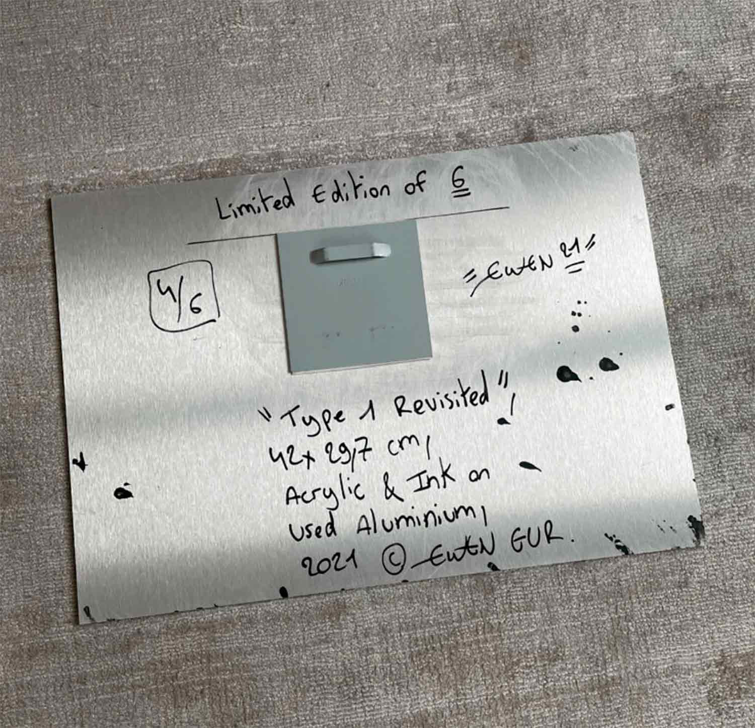 Ewen Gur, Type 1 Revisited, Edition - Galerie de vente et d’achat d’art contemporain en ligne Artalistic