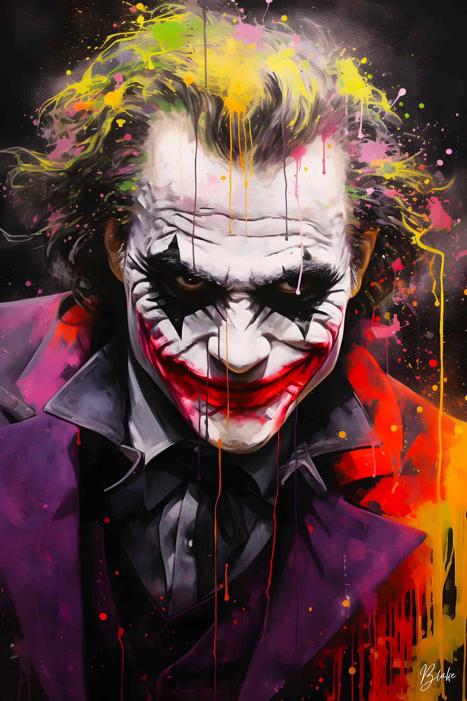 Blake, Joker le clown des ombres, edition - Galerie de vente et d’achat d’art contemporain en ligne Artalistic