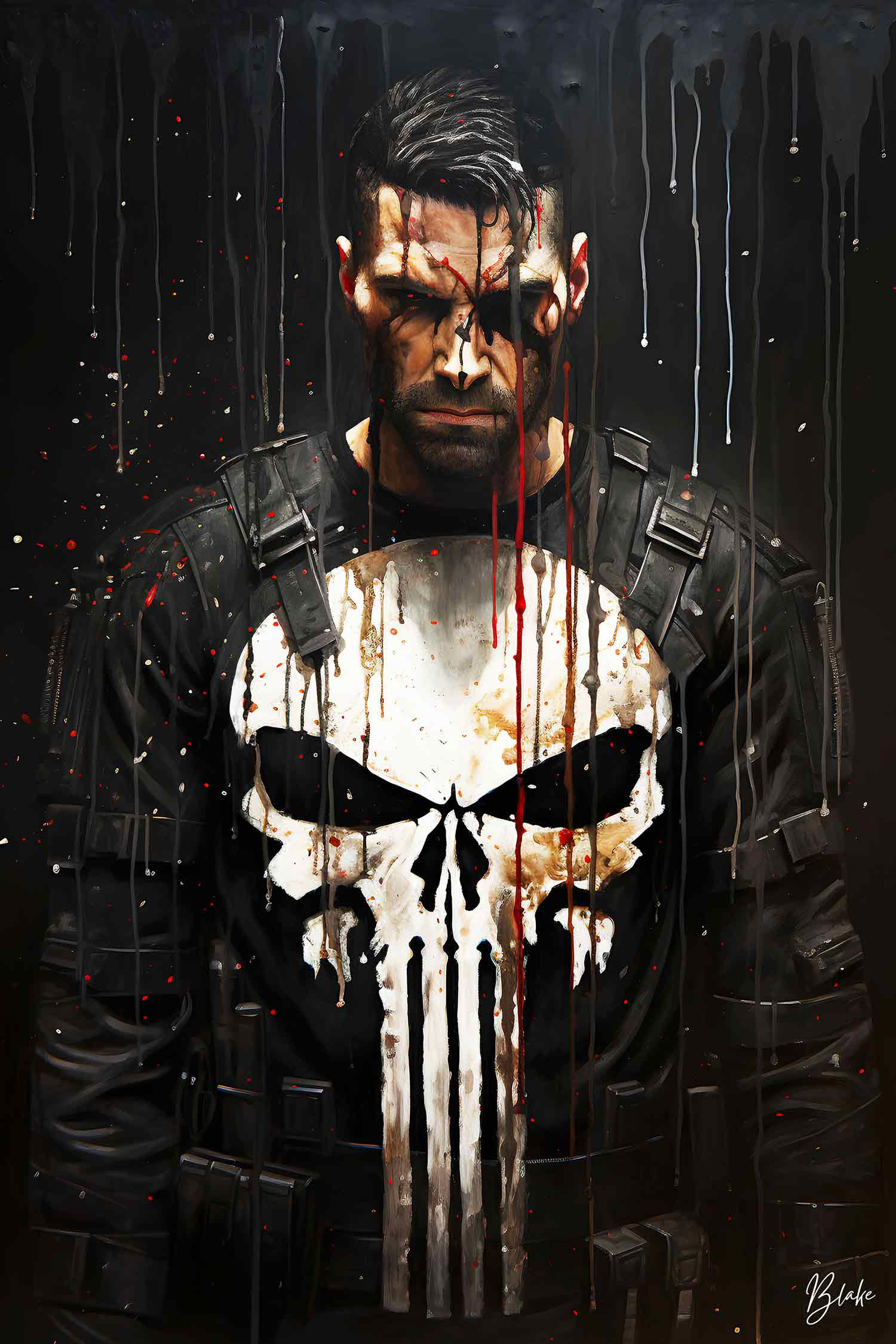 Blake, Punisher le châtiment noir, edition - Galerie de vente et d’achat d’art contemporain en ligne Artalistic