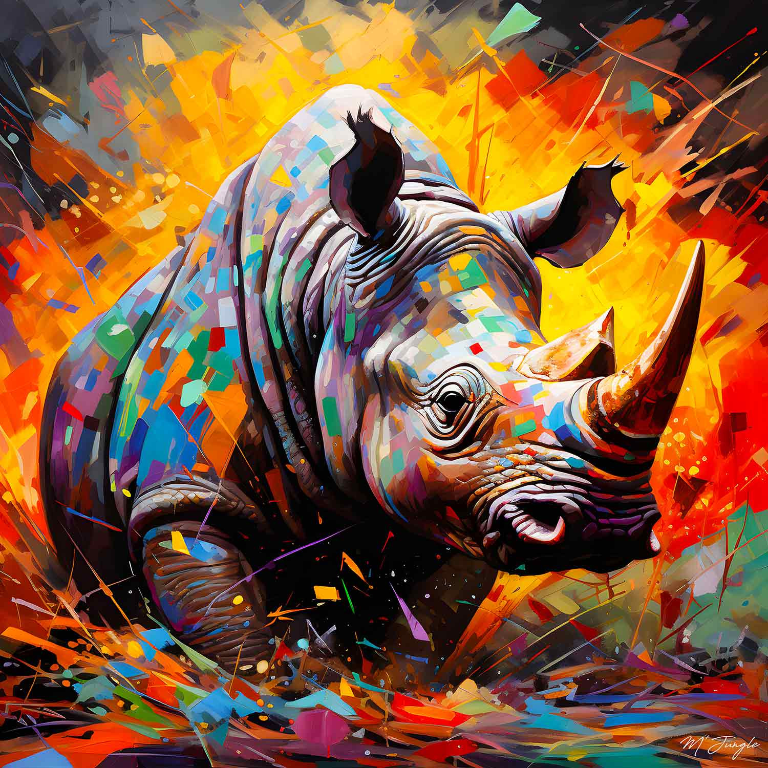 Miss Jungle, Force tranquille, edition - Galerie de vente et d’achat d’art contemporain en ligne Artalistic