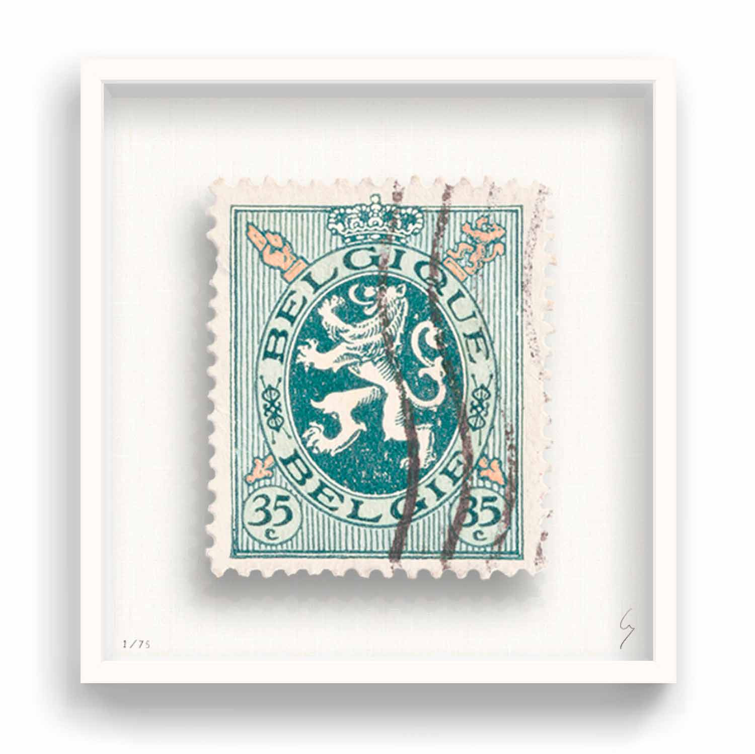 Guy Bee, Belgium stamp, edition - Galerie de vente et d’achat d’art contemporain en ligne Artalistic