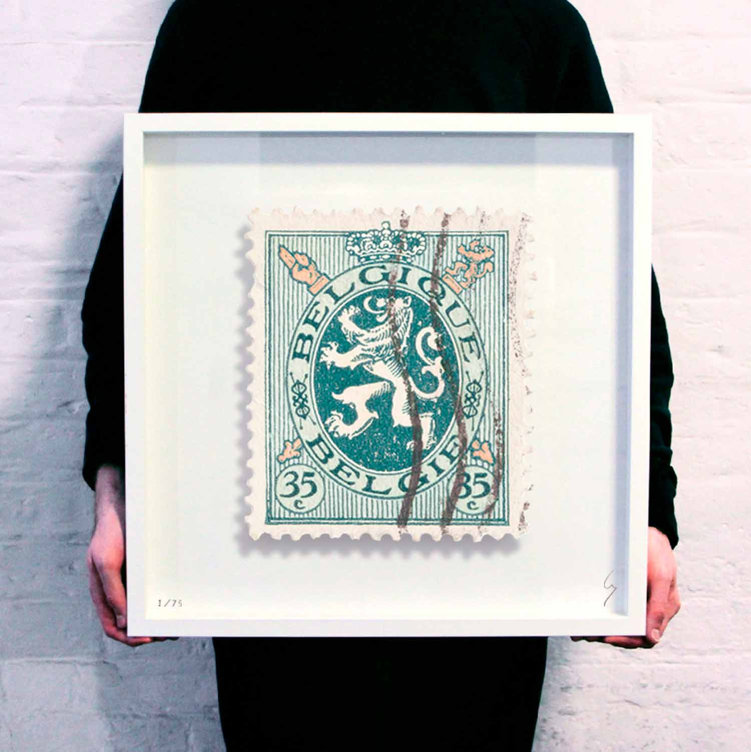 Guy Bee, Belgium stamp, edition - Galerie de vente et d’achat d’art contemporain en ligne Artalistic