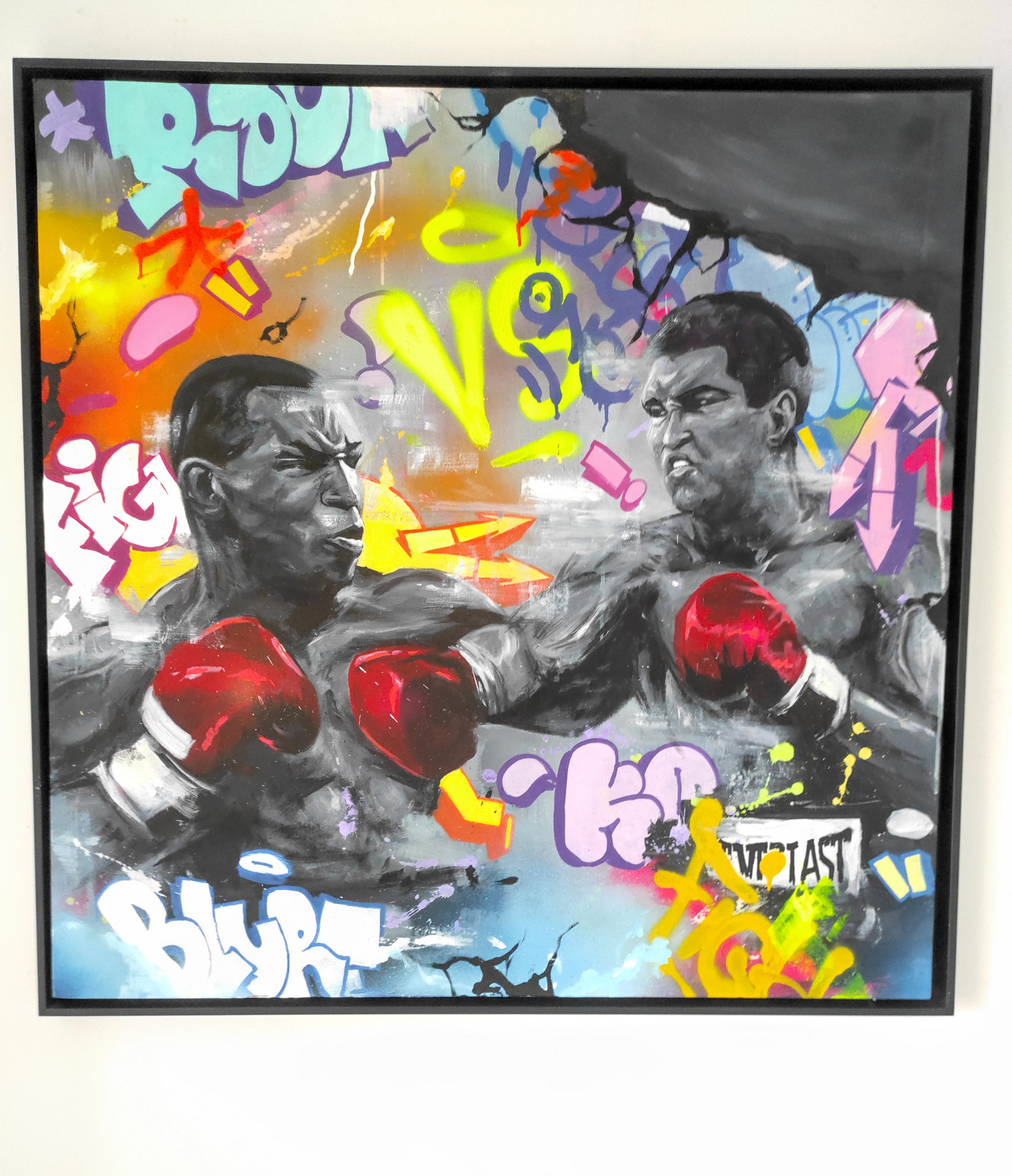 Blure, Fight night, peinture - Galerie de vente et d’achat d’art contemporain en ligne Artalistic