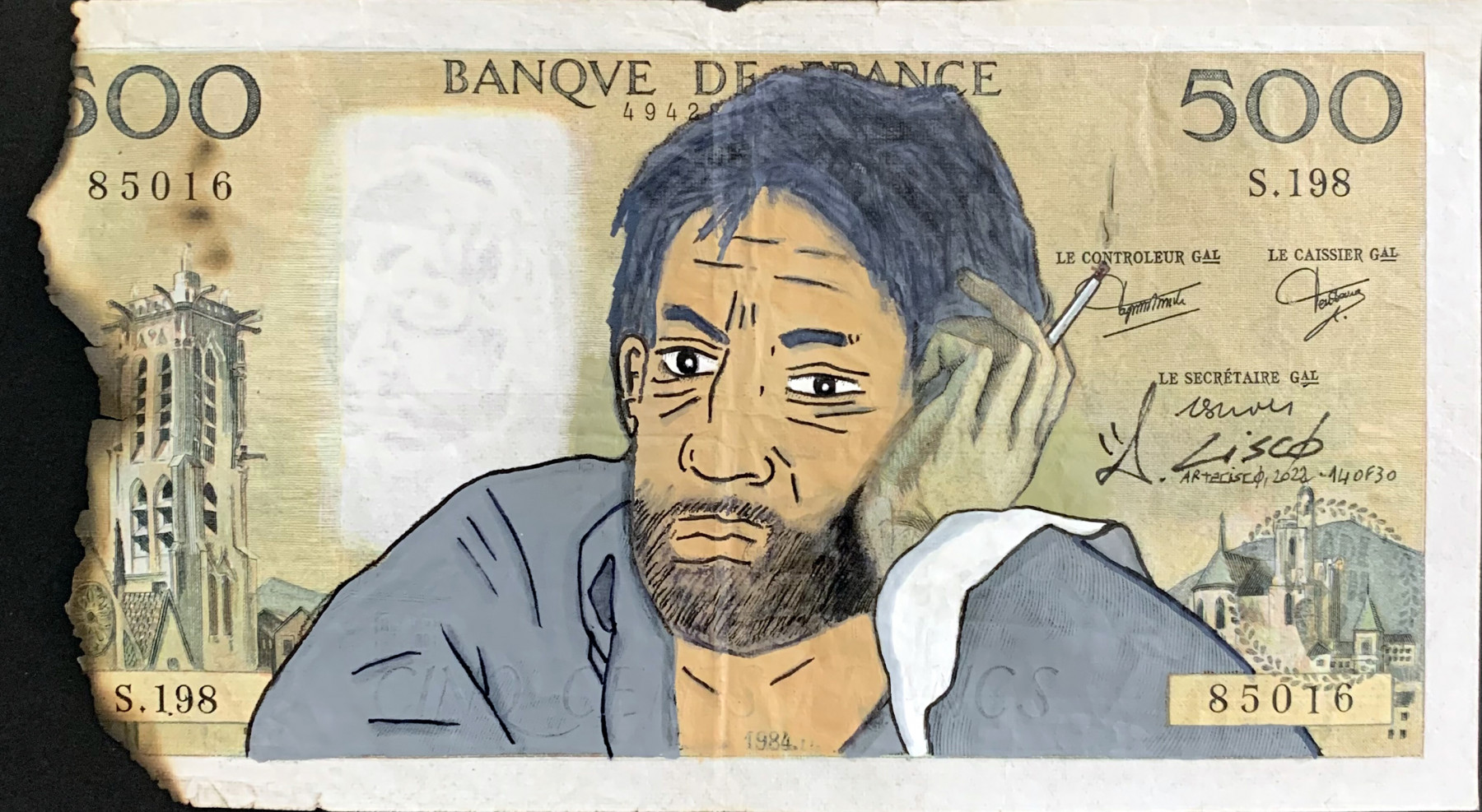 Cisco, Gainsbarre, dessin - Galerie de vente et d’achat d’art contemporain en ligne Artalistic