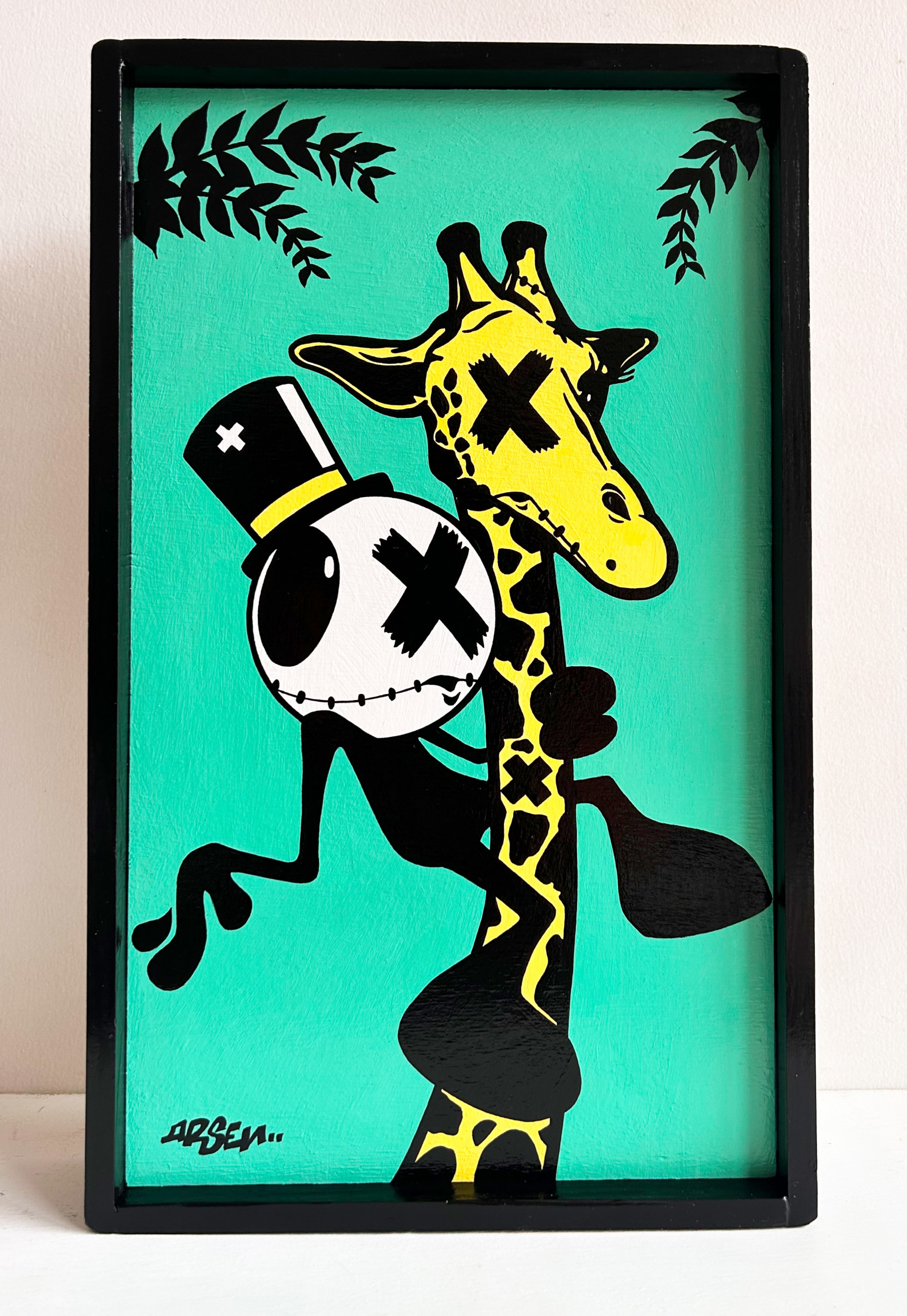 Arsen, Grimpette, peinture - Galerie de vente et d’achat d’art contemporain en ligne Artalistic