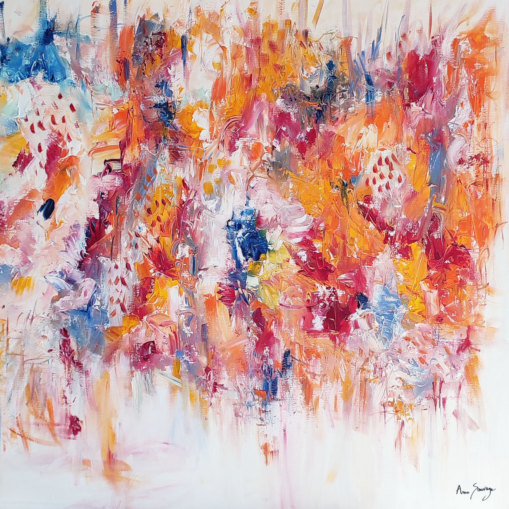 Âme Sauvage, L'écrivain, peinture - Galerie de vente et d’achat d’art contemporain en ligne Artalistic