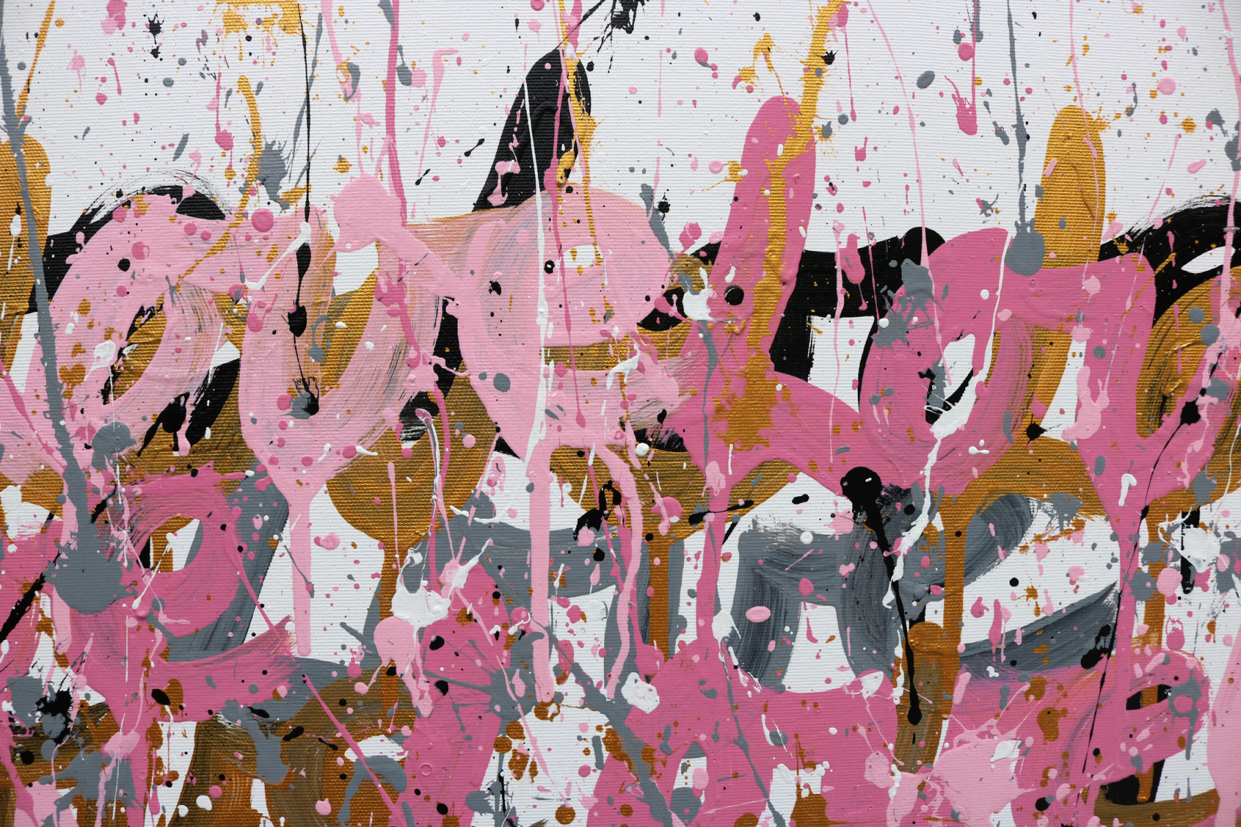 Isabelle Pelletane, Love Gold, peinture - Galerie de vente et d’achat d’art contemporain en ligne Artalistic