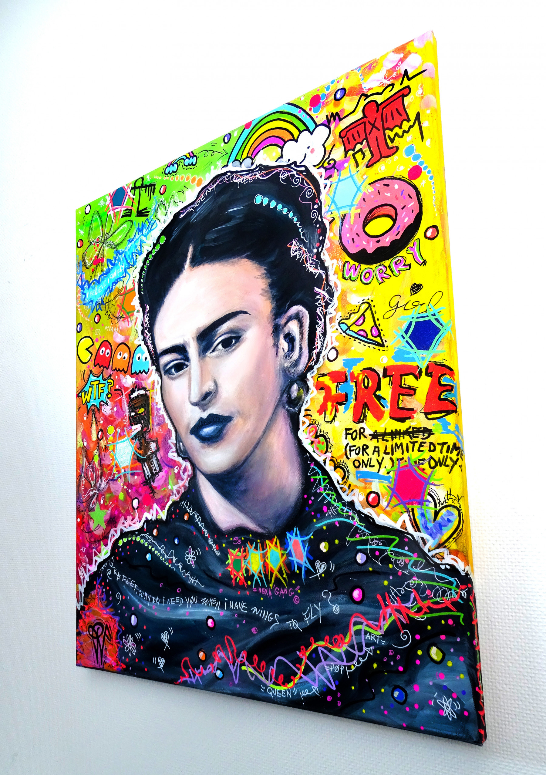 Priscilla Vettese, Hex Frida's Wings, peinture - Galerie de vente et d’achat d’art contemporain en ligne Artalistic