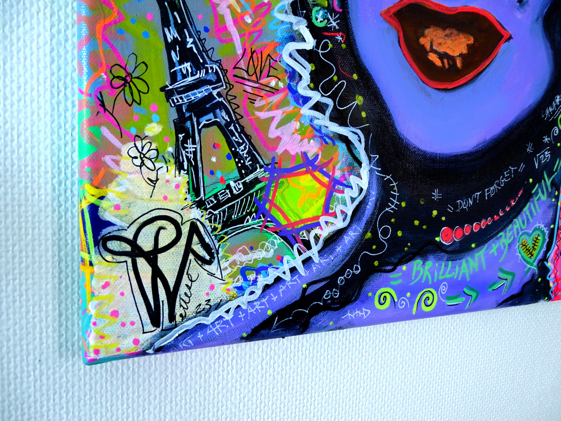 Priscilla Vettese, Hex legendary Marilyn, peinture - Galerie de vente et d’achat d’art contemporain en ligne Artalistic