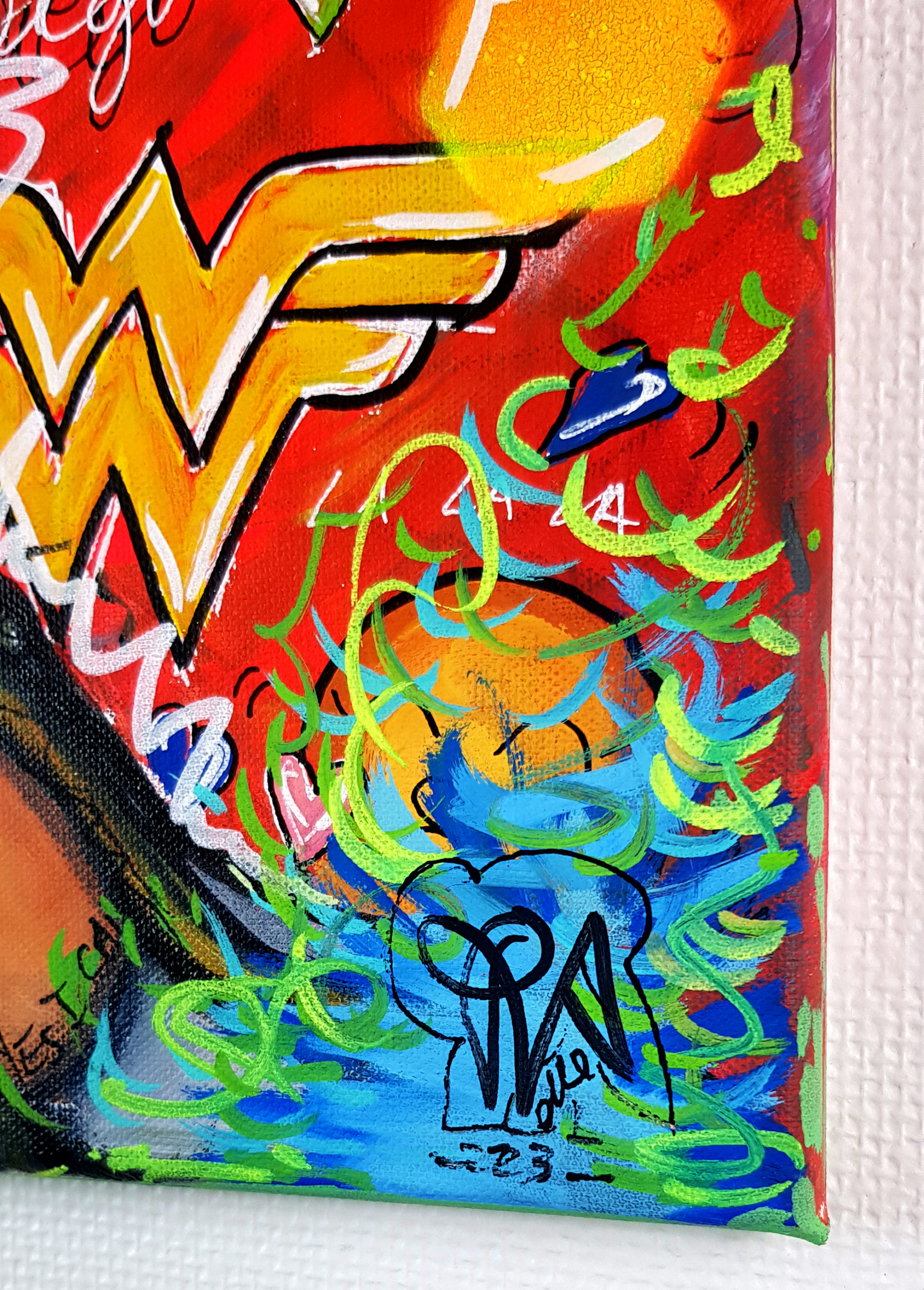 Priscilla Vettese, Icon Frida K, peinture - Galerie de vente et d’achat d’art contemporain en ligne Artalistic