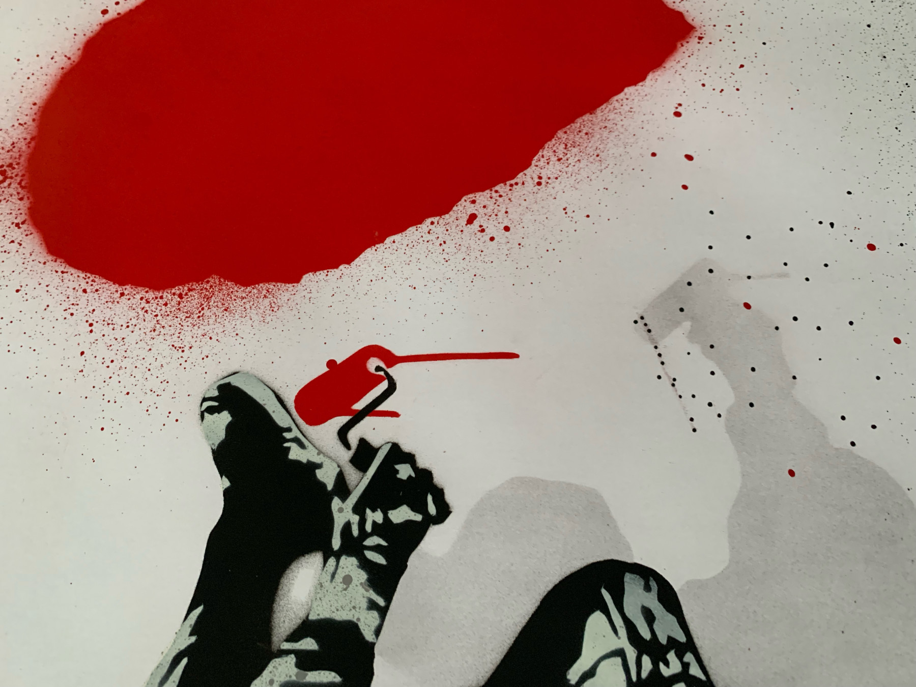 Asko Art, Street of red, peinture - Galerie de vente et d’achat d’art contemporain en ligne Artalistic