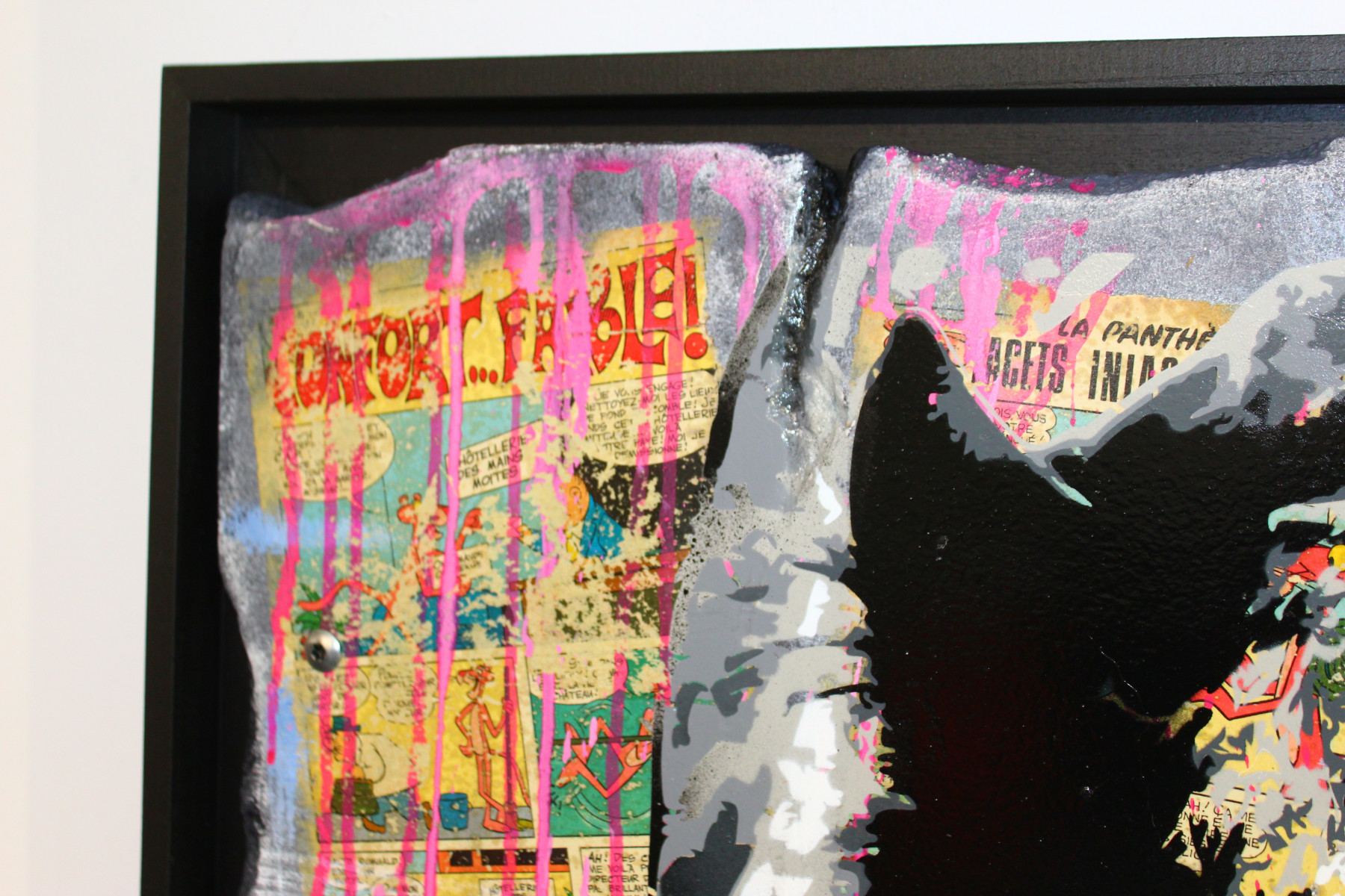 Max Andriot, Pink panthère, peinture - Galerie de vente et d’achat d’art contemporain en ligne Artalistic