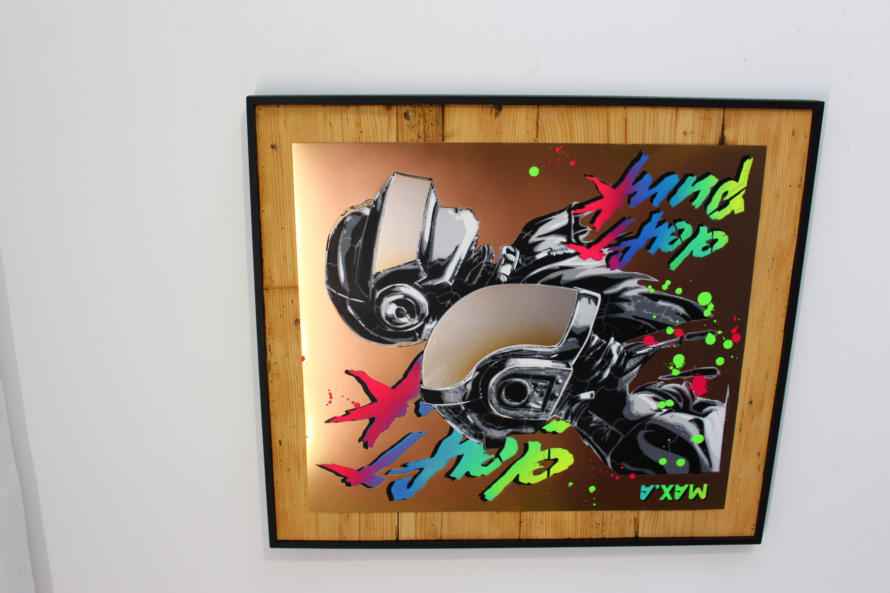 Max Andriot, Daft Punk, peinture - Galerie de vente et d’achat d’art contemporain en ligne Artalistic