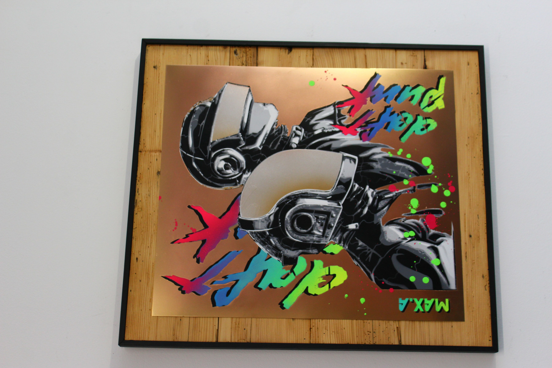 Max Andriot, Daft Punk, peinture - Galerie de vente et d’achat d’art contemporain en ligne Artalistic