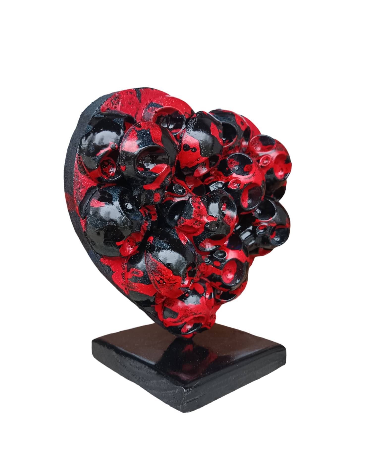 VL, Heart skull, sculpture - Galerie de vente et d’achat d’art contemporain en ligne Artalistic