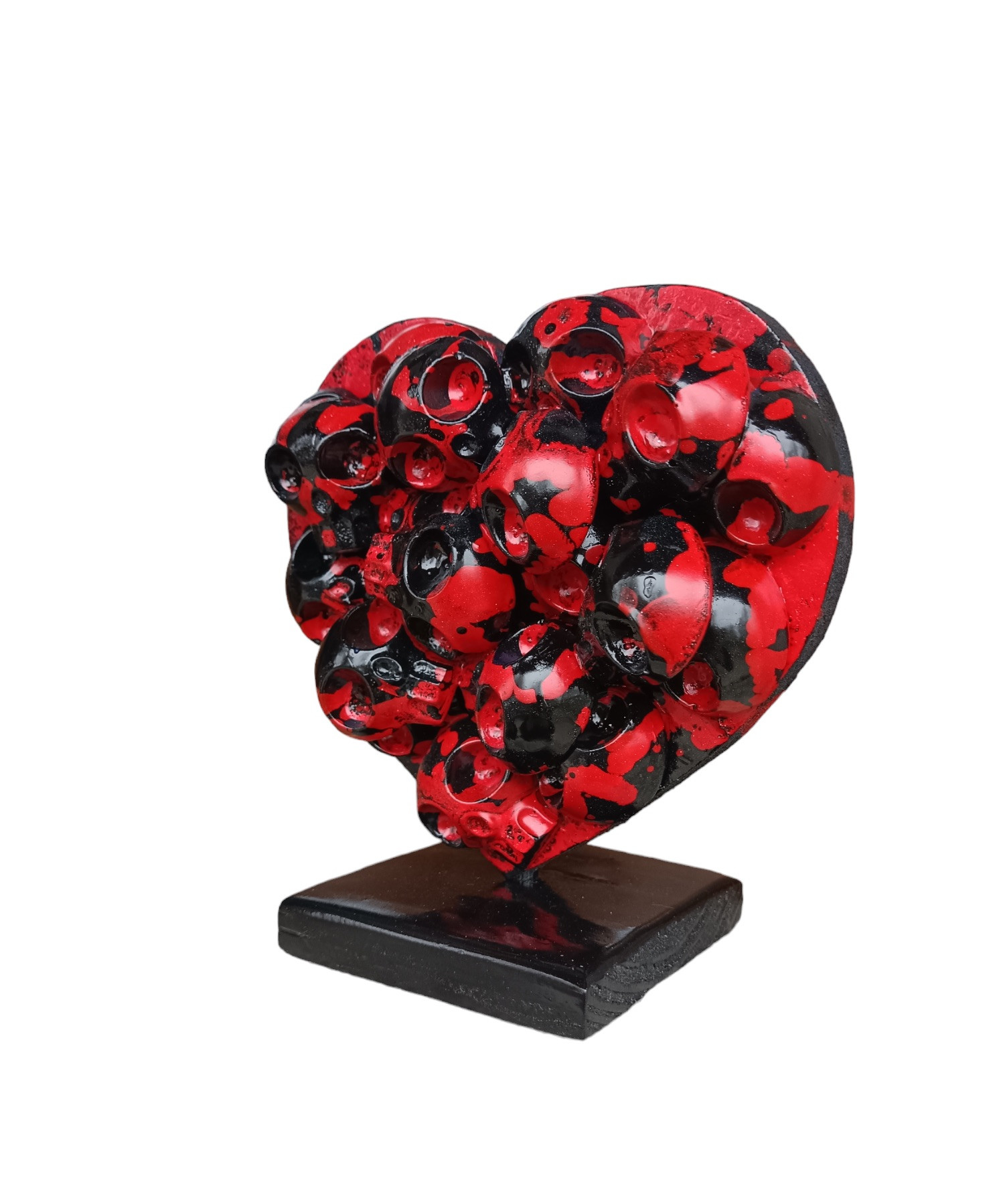 VL, Heart skull, sculpture - Galerie de vente et d’achat d’art contemporain en ligne Artalistic