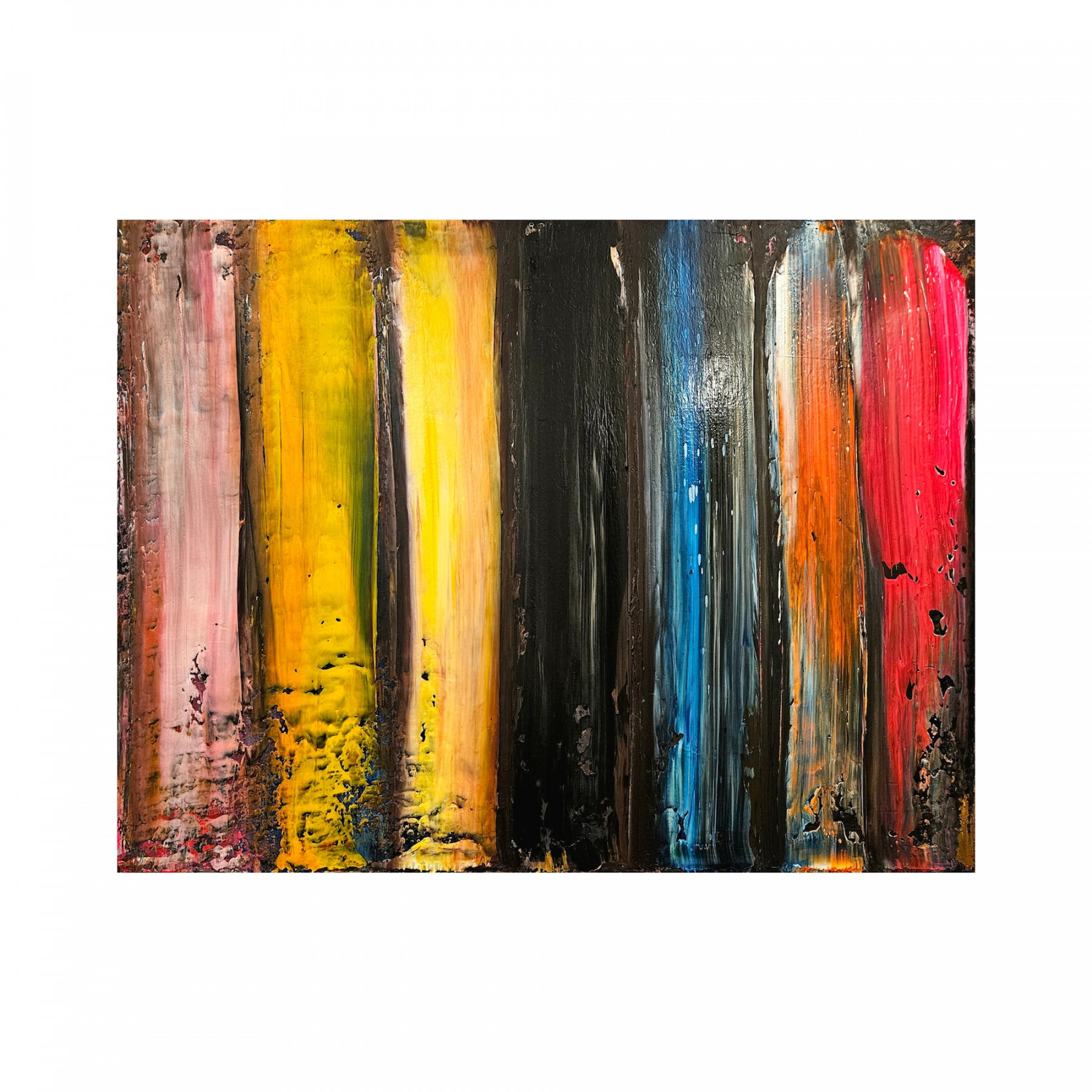 M.Garcia, Circus strip 1, peinture - Galerie de vente et d’achat d’art contemporain en ligne Artalistic