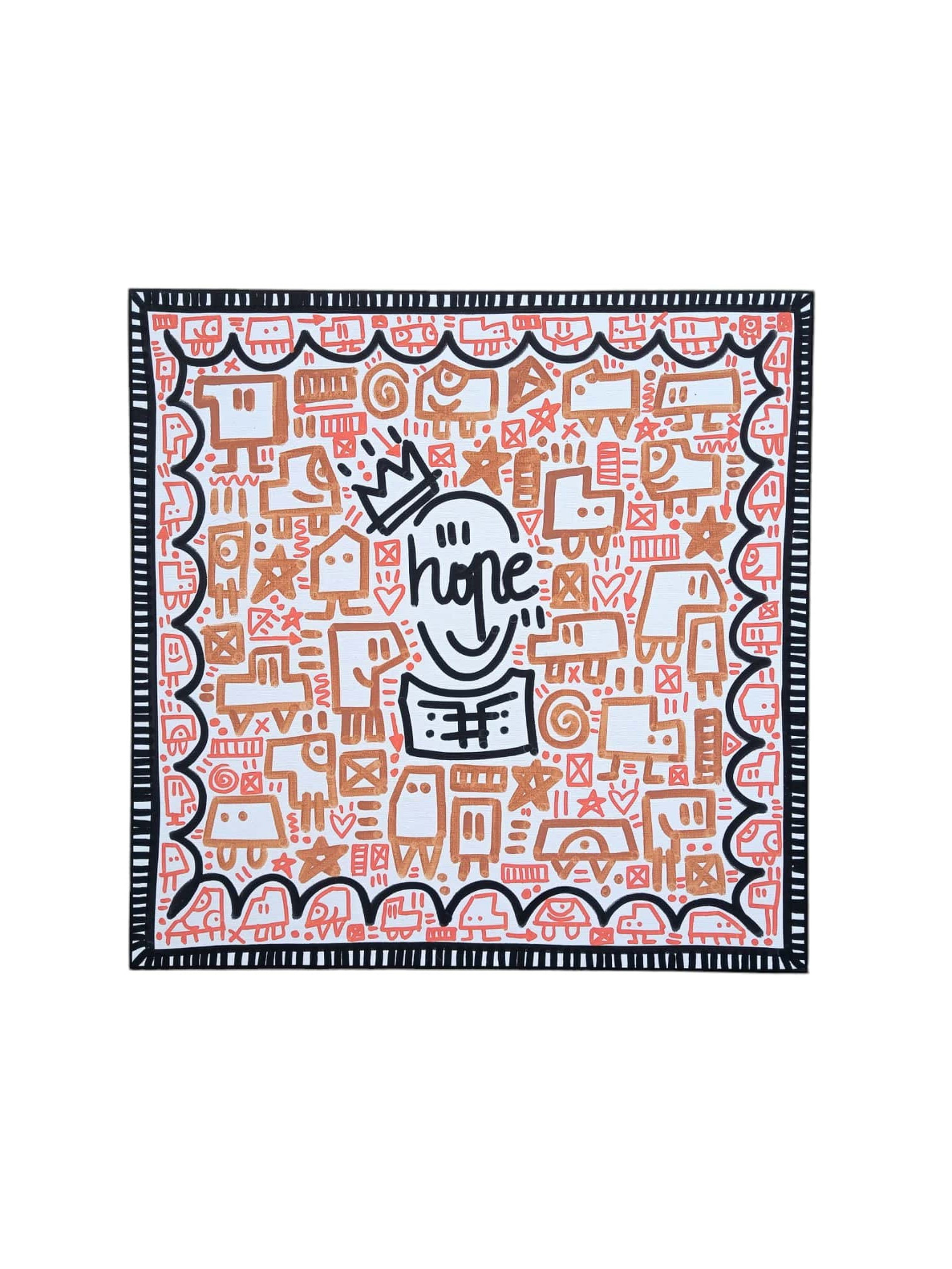 Mr Hope, Monde coloré, peinture - Galerie de vente et d’achat d’art contemporain en ligne Artalistic