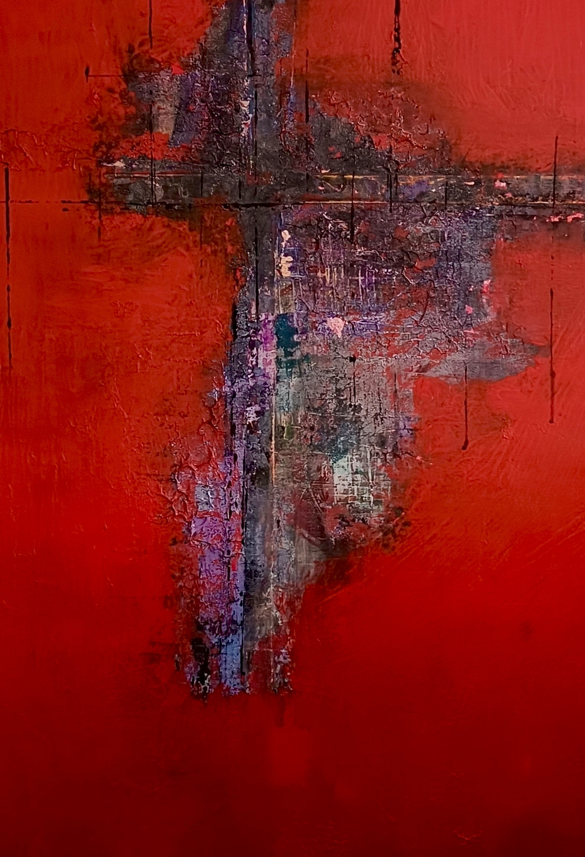 Mdmart, The last line, peinture - Galerie de vente et d’achat d’art contemporain en ligne Artalistic