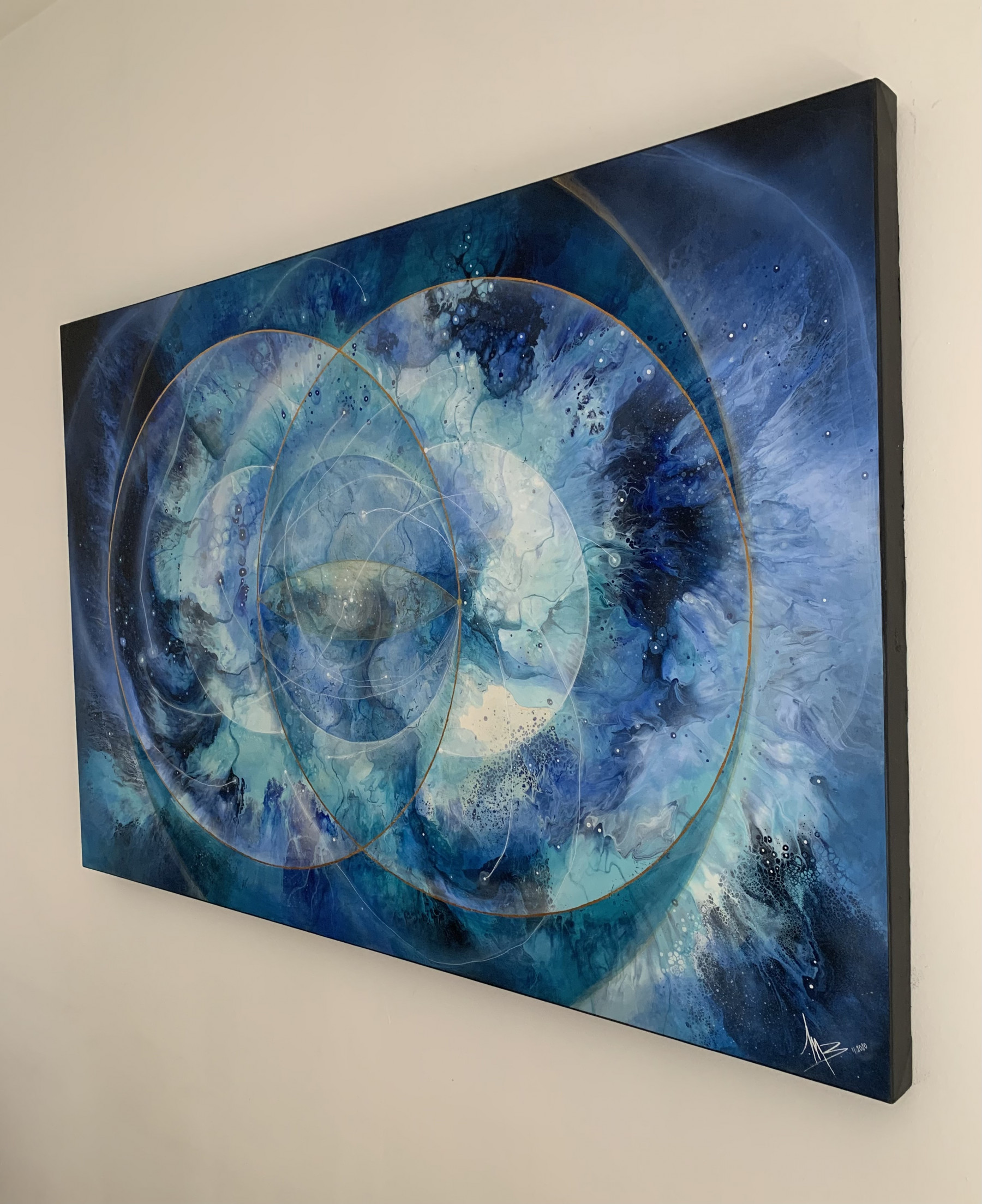 Marlène Bigoni, Galactia, peinture - Galerie de vente et d’achat d’art contemporain en ligne Artalistic