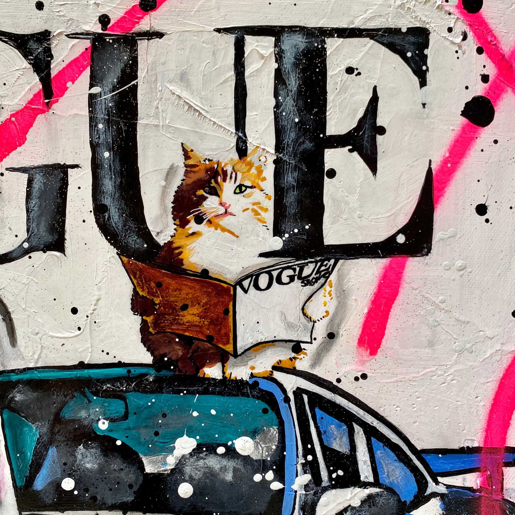 Pauline Cornée, Vogue is vogue, peinture - Galerie de vente et d’achat d’art contemporain en ligne Artalistic