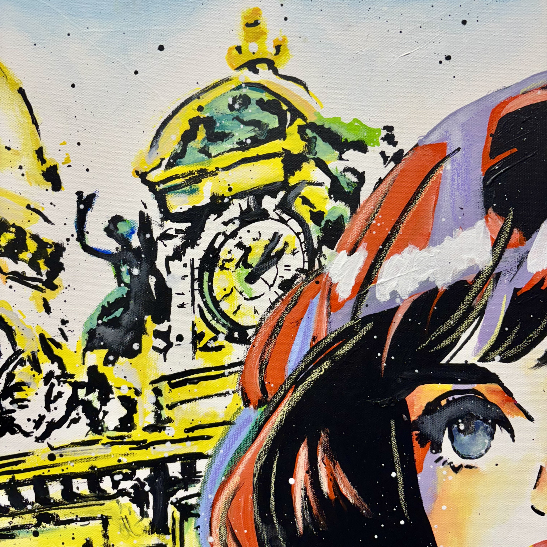 Pauline Cornée, Lady in Monaco, peinture - Galerie de vente et d’achat d’art contemporain en ligne Artalistic