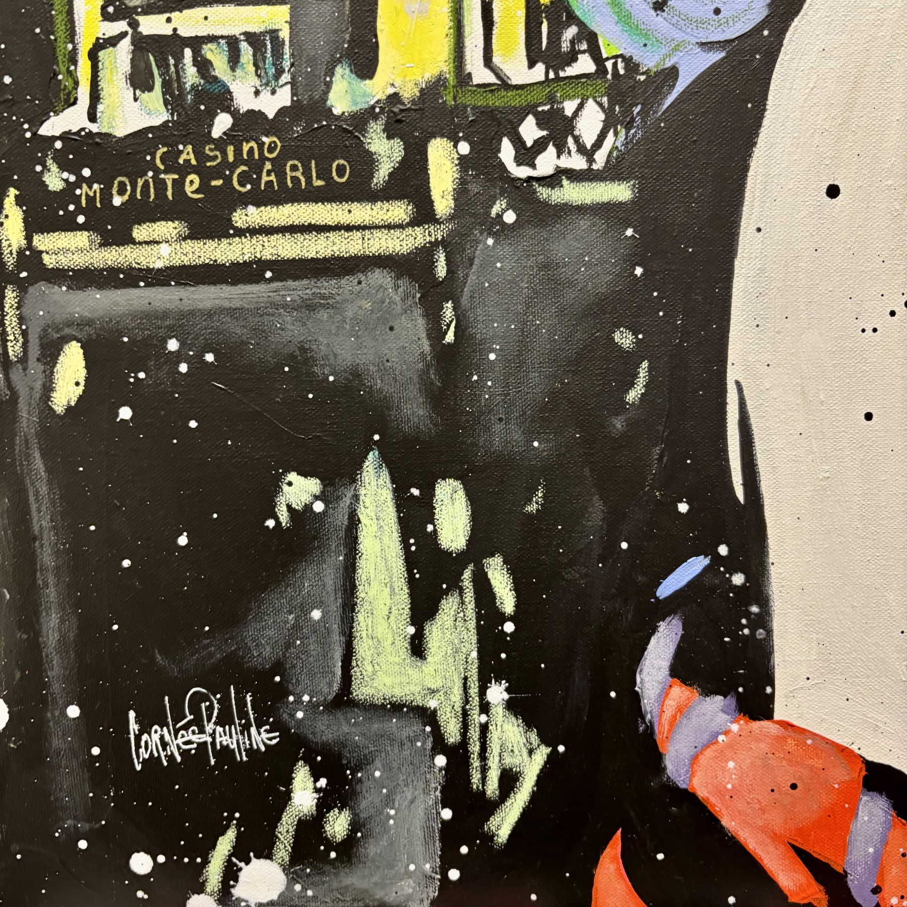 Pauline Cornée, Lady in Monaco, peinture - Galerie de vente et d’achat d’art contemporain en ligne Artalistic
