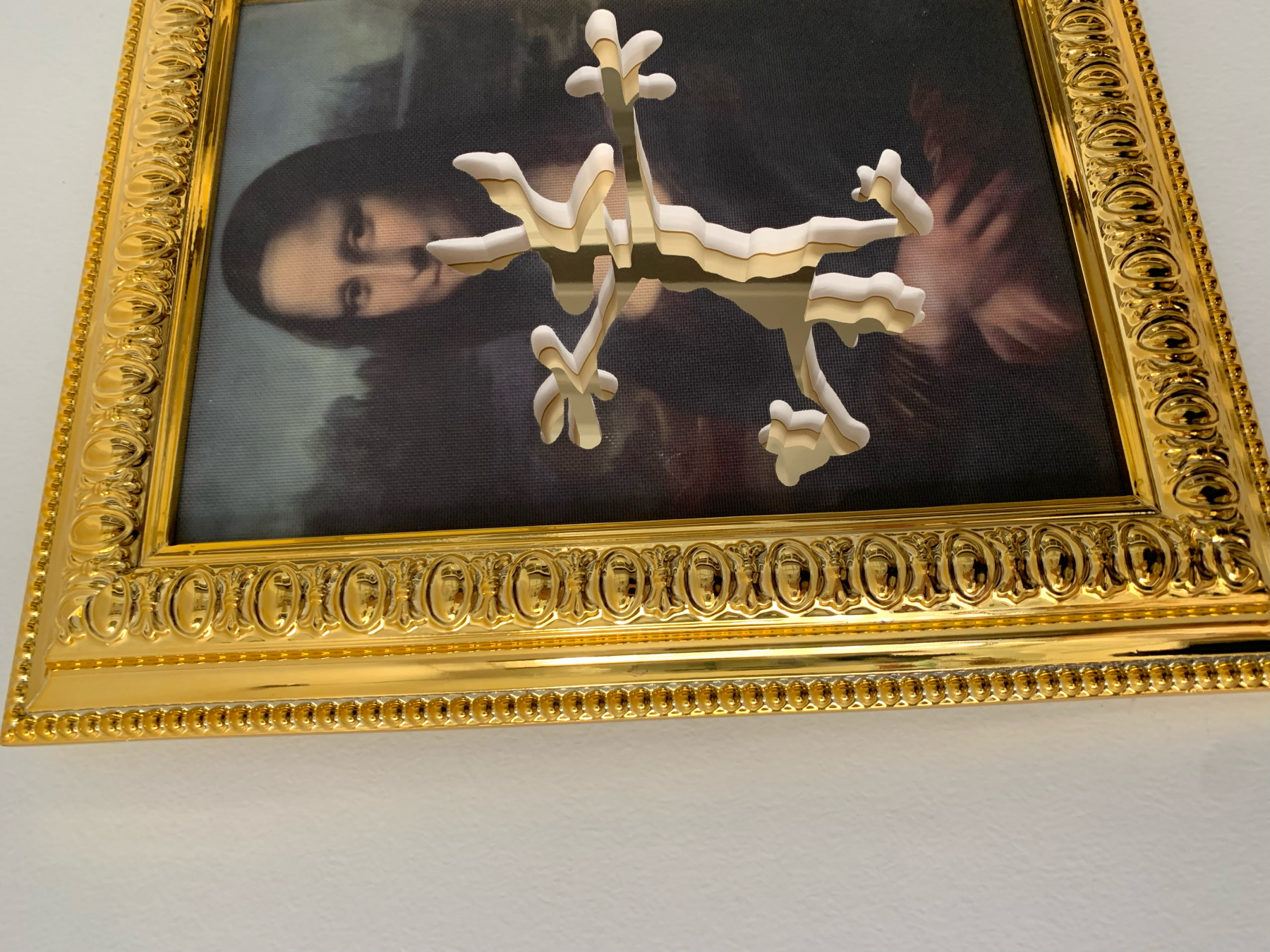 Sagrasse, I'm sorry Mona Lisa, peinture - Galerie de vente et d’achat d’art contemporain en ligne Artalistic