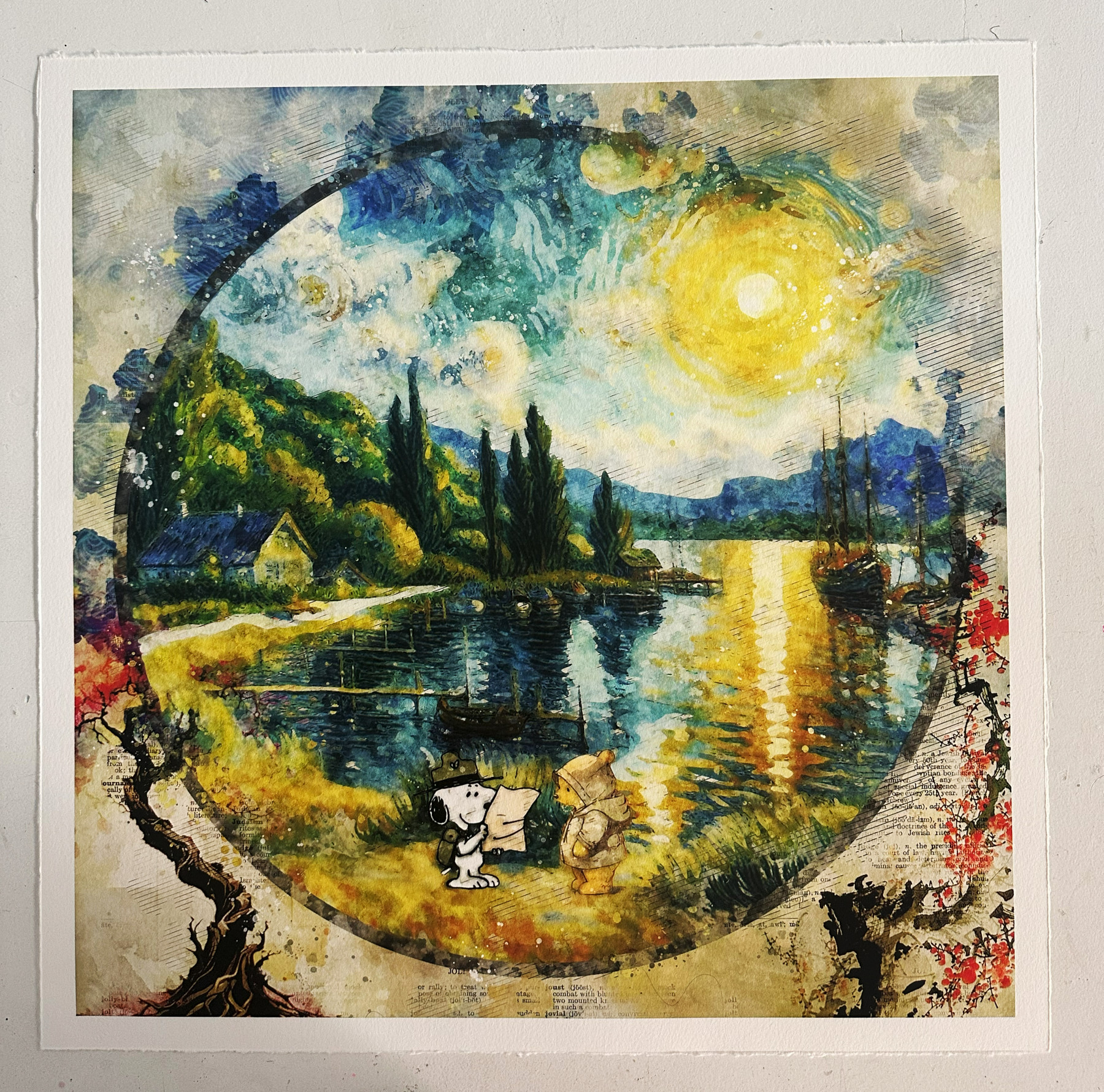 Benny Arte, Snoopy Promenade champêtre, edition - Galerie de vente et d’achat d’art contemporain en ligne Artalistic