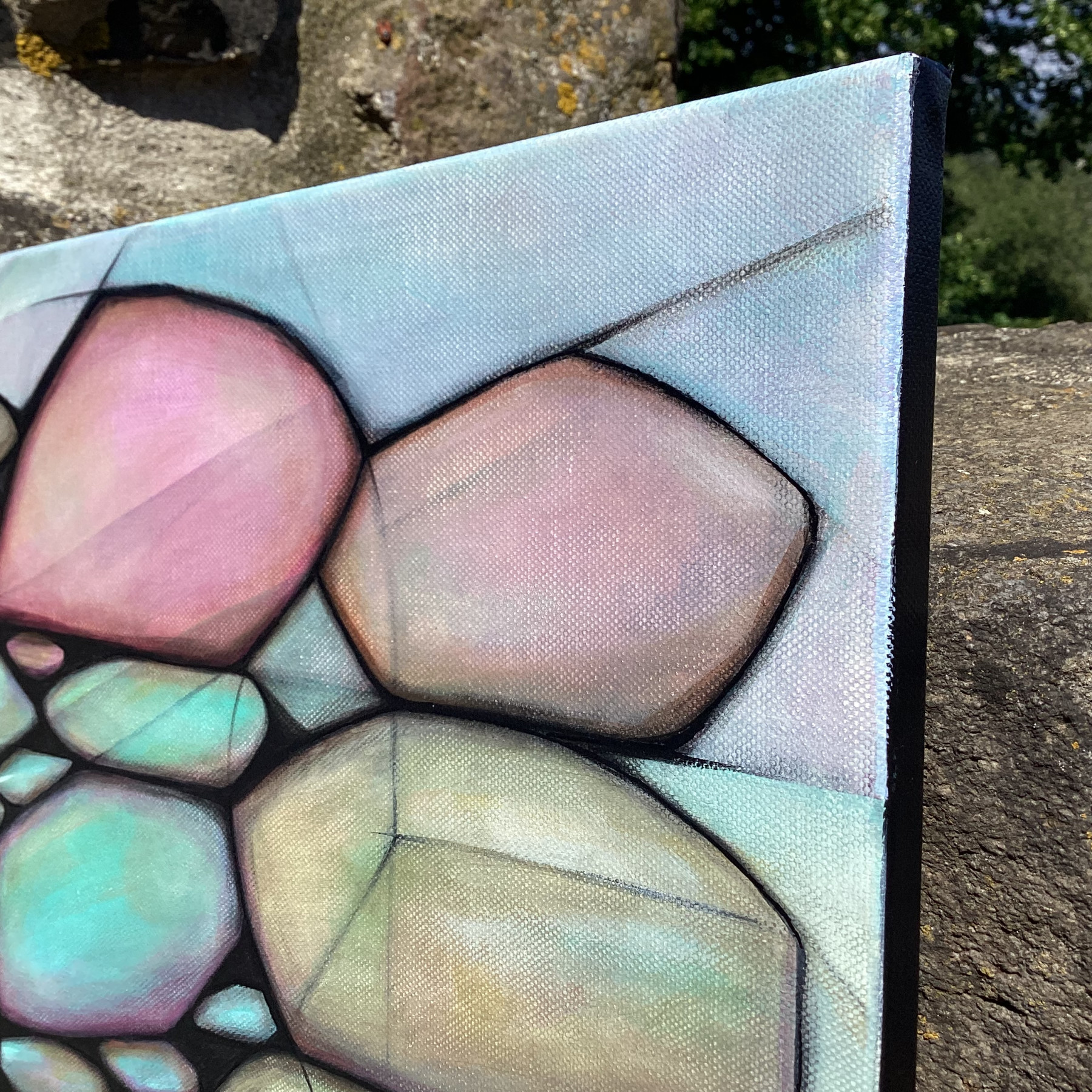 Annemarie Laffont, Zen, peinture - Galerie de vente et d’achat d’art contemporain en ligne Artalistic