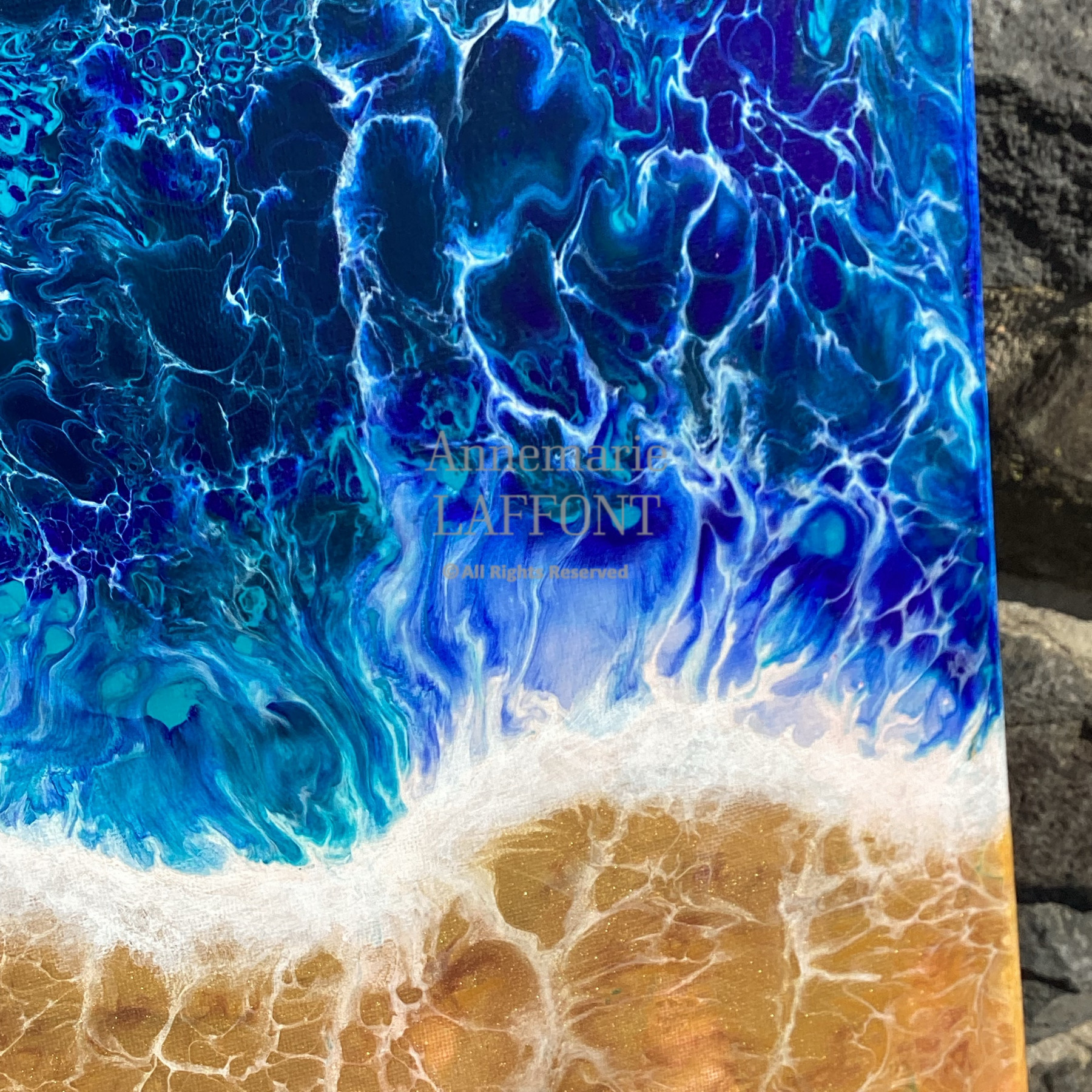 Annemarie Laffont, cristallin, peinture - Galerie de vente et d’achat d’art contemporain en ligne Artalistic