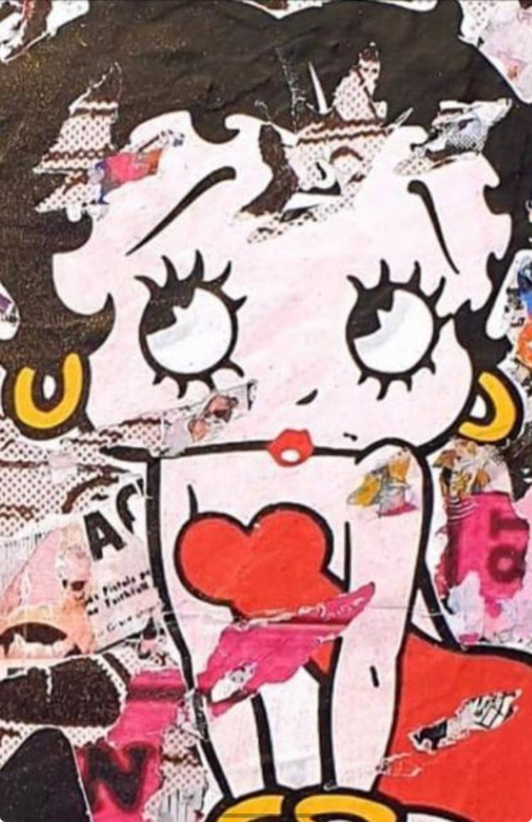 Lasveguix, Betty Love Haring, peinture - Galerie de vente et d’achat d’art contemporain en ligne Artalistic