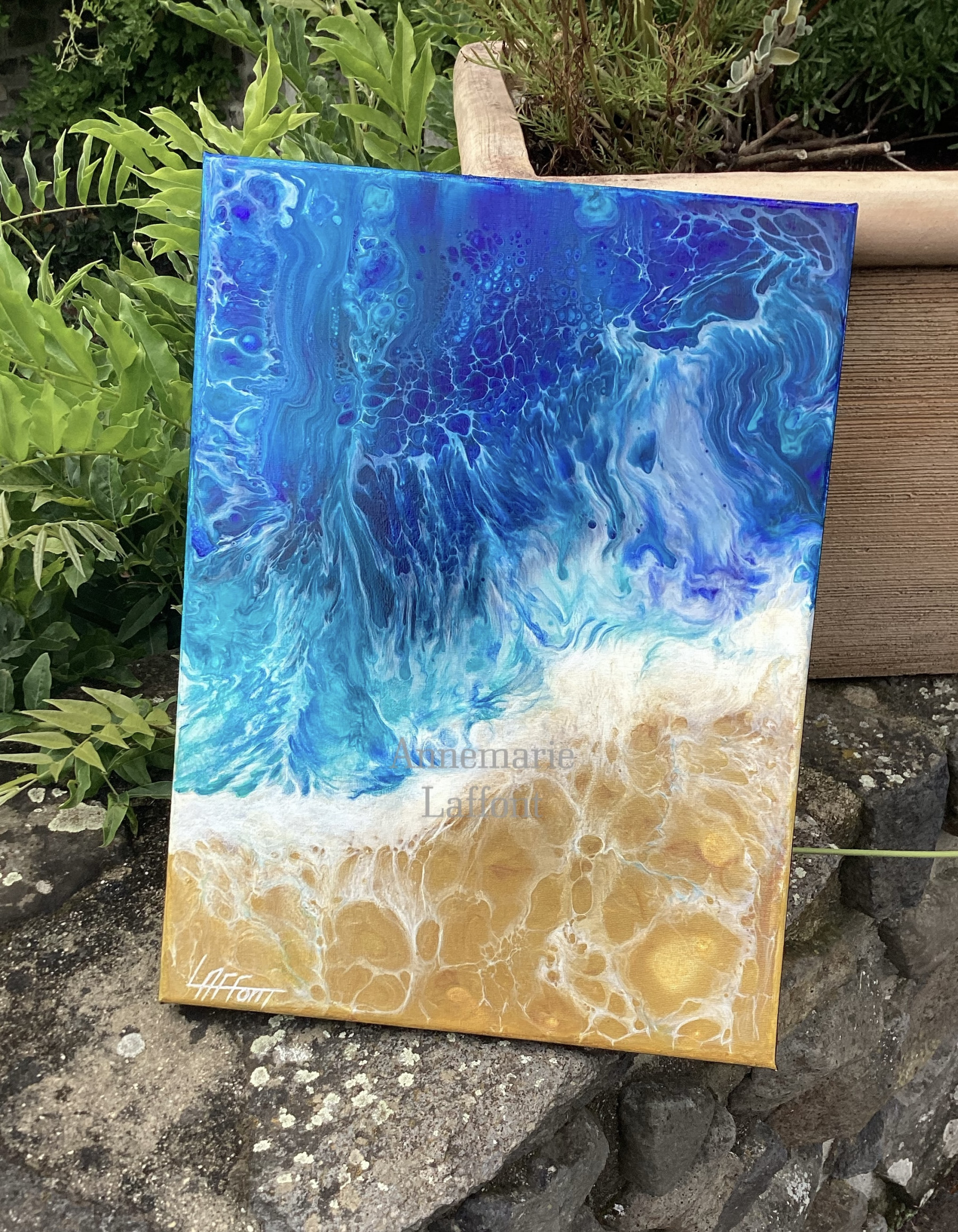 Annemarie Laffont, Pépite, peinture - Galerie de vente et d’achat d’art contemporain en ligne Artalistic