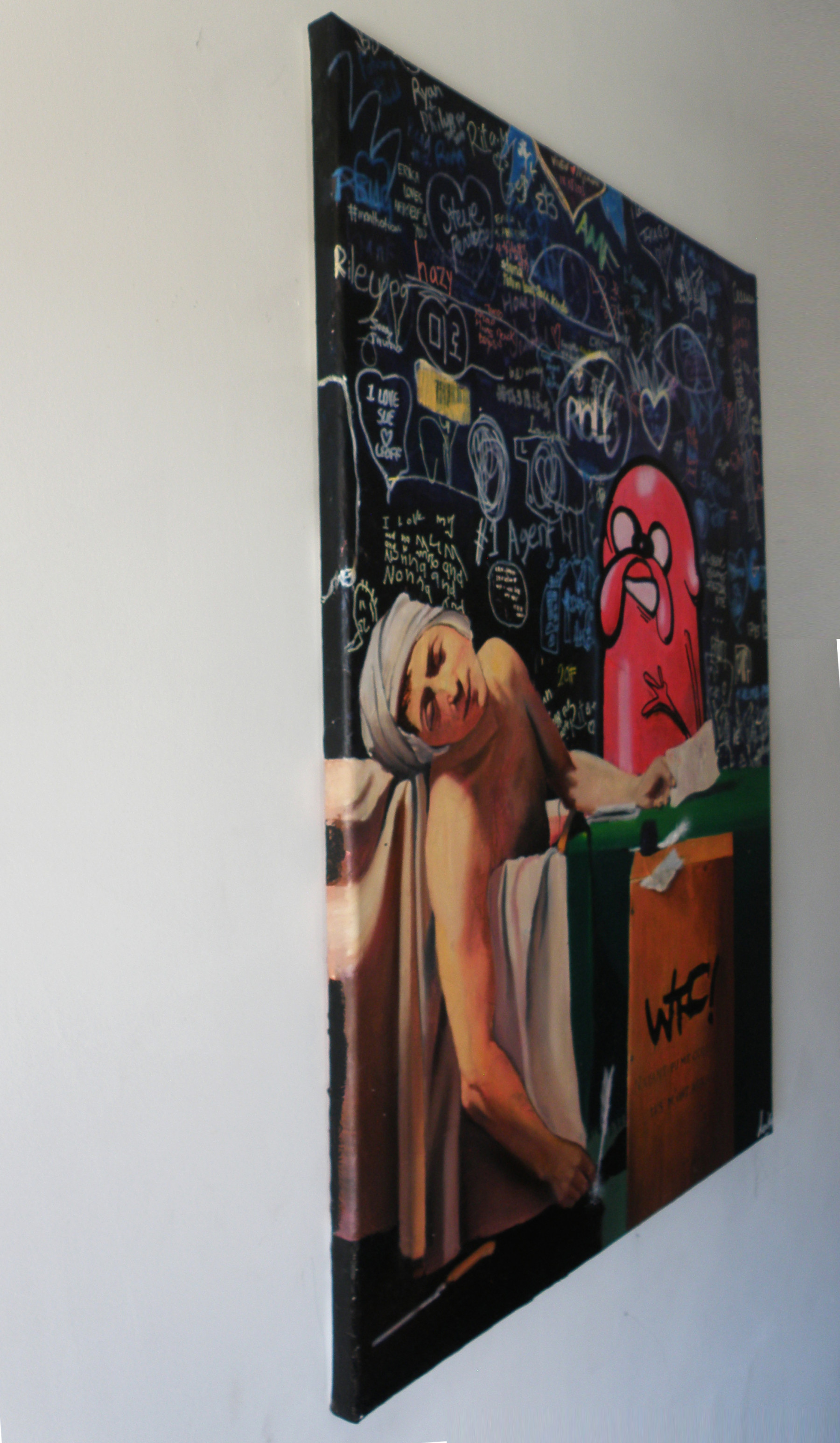 Mia, L'ami du peuple 2.0, peinture - Galerie de vente et d’achat d’art contemporain en ligne Artalistic
