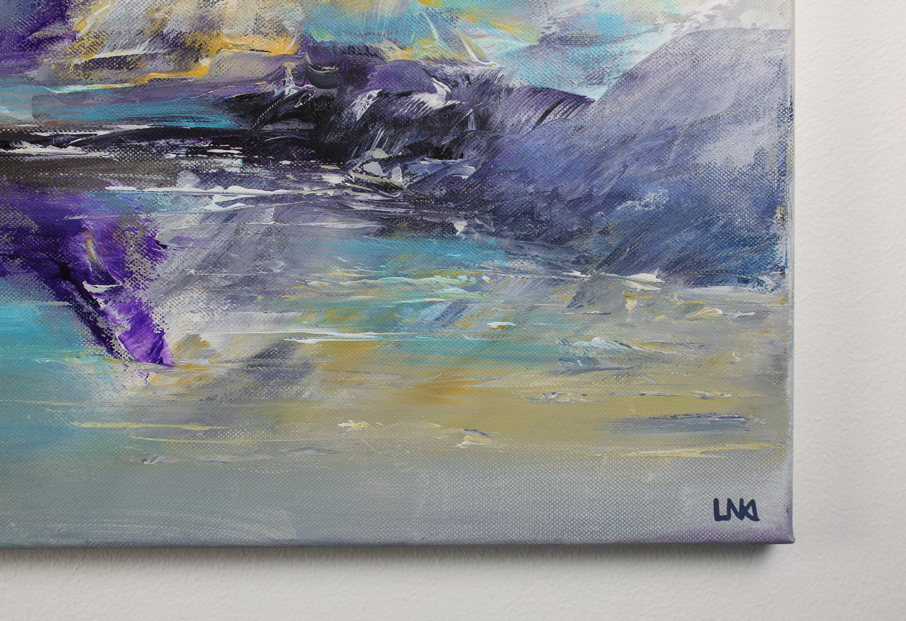 Helena Monniello, La grotte, peinture - Galerie de vente et d’achat d’art contemporain en ligne Artalistic