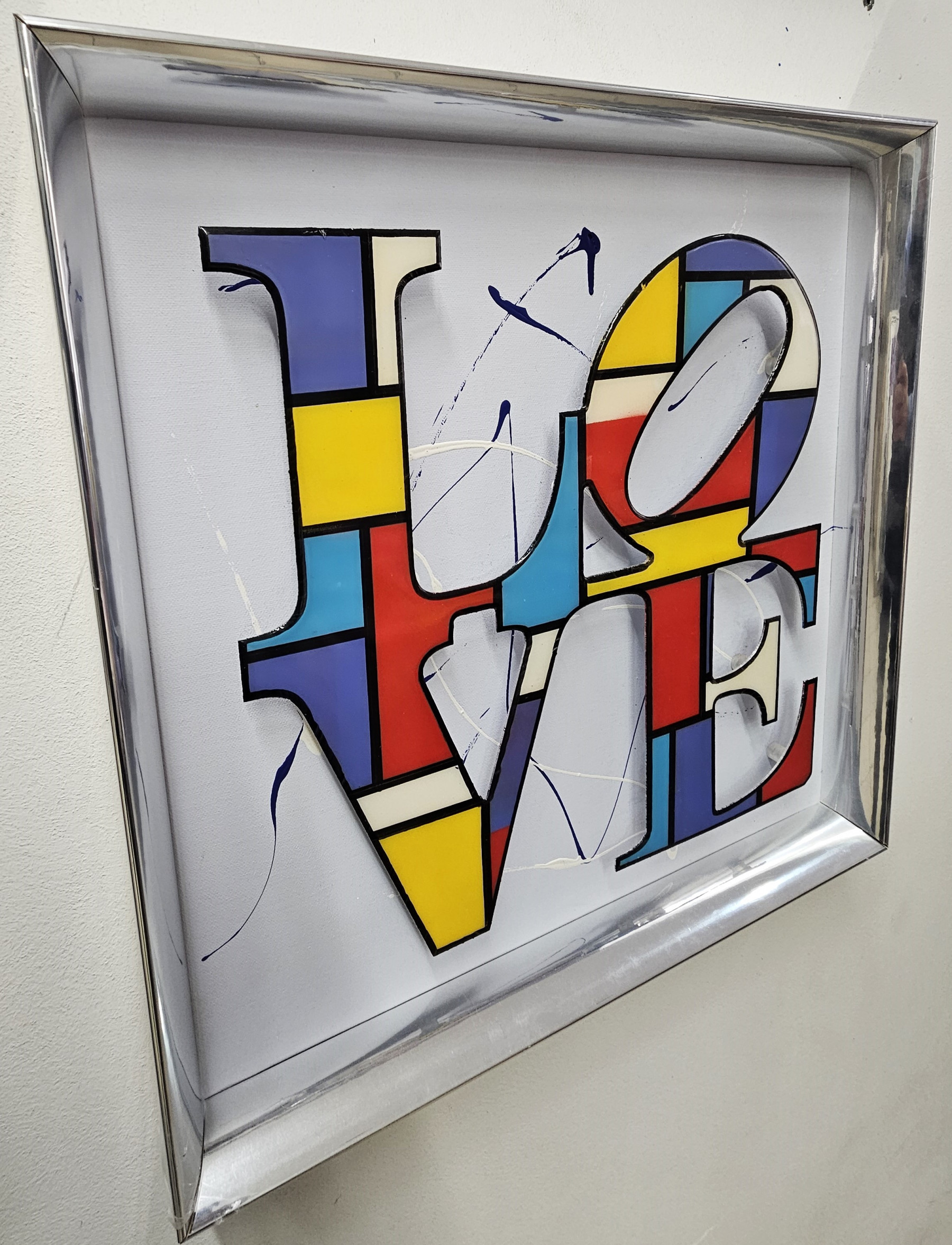 Shelby, Love tribu Mondrian, peinture - Galerie de vente et d’achat d’art contemporain en ligne Artalistic