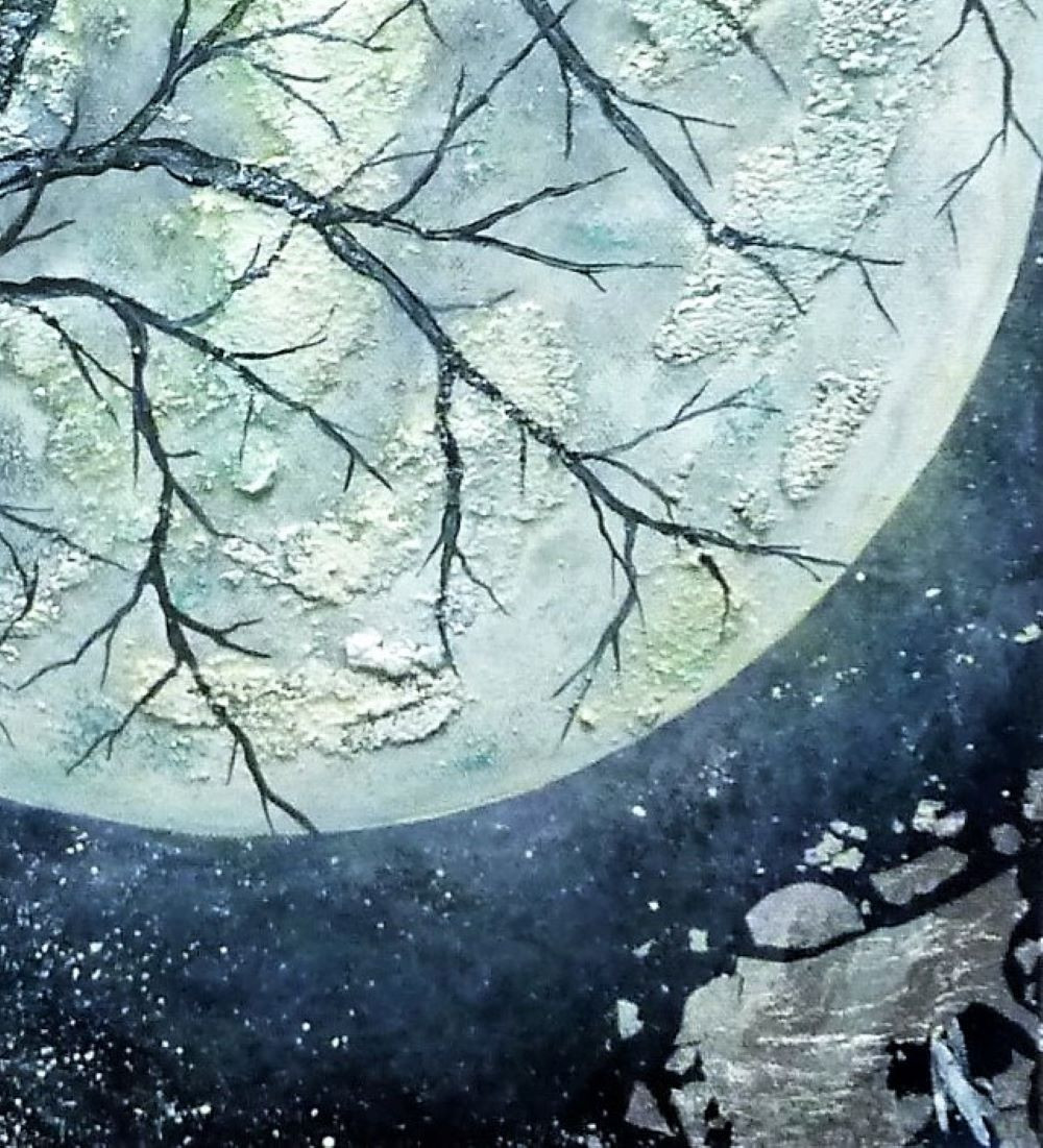 Anne Robin, Luna, peinture - Galerie de vente et d’achat d’art contemporain en ligne Artalistic