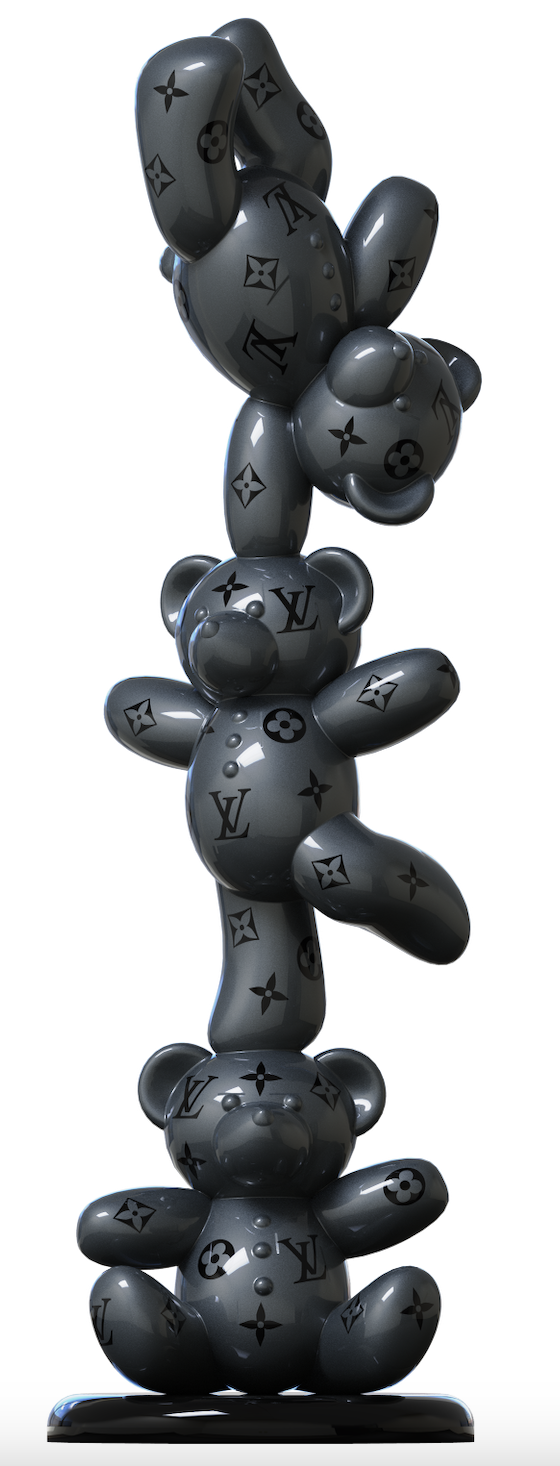 Gacko, Ours trio, sculpture - Galerie de vente et d’achat d’art contemporain en ligne Artalistic