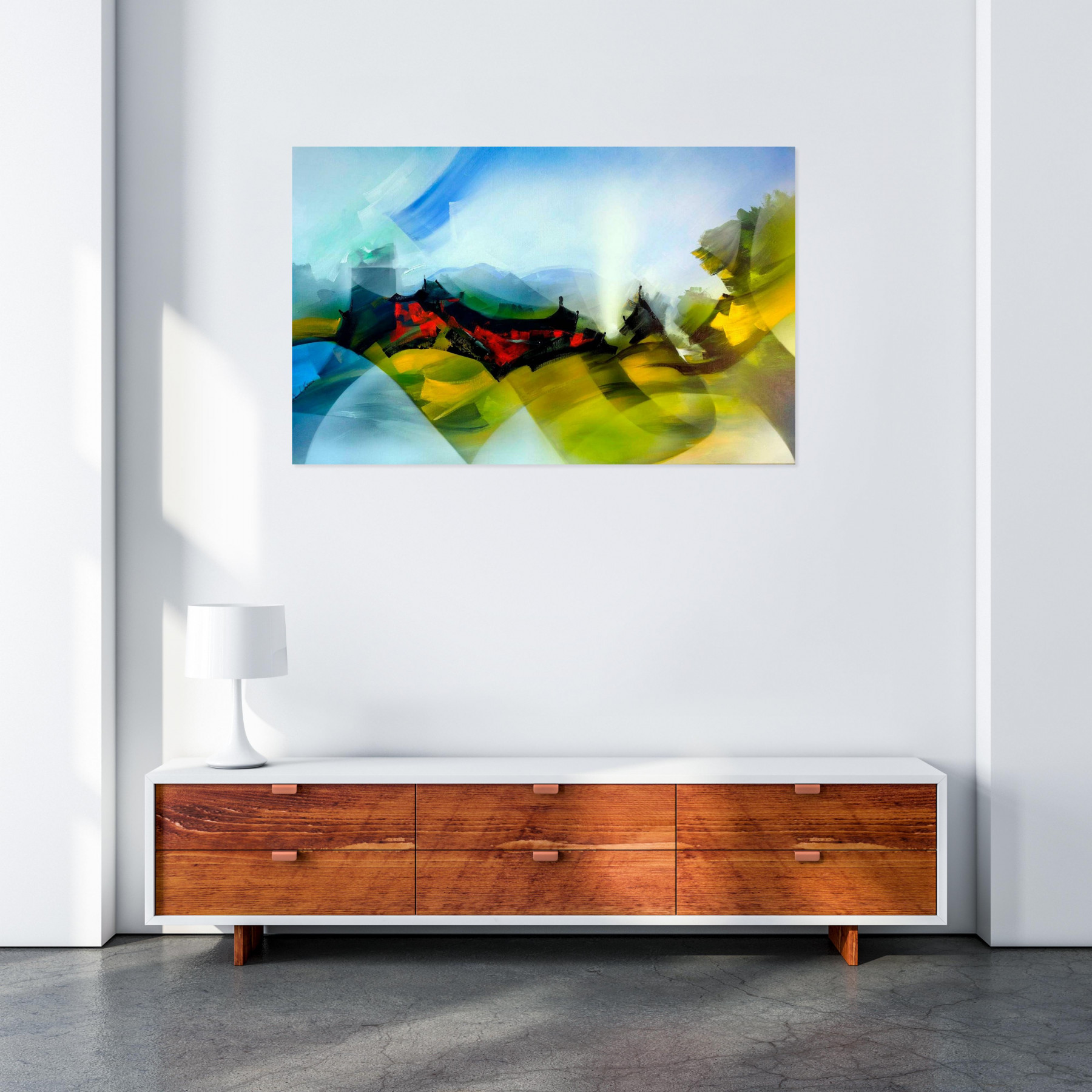 Tenurb-Geneau, Composition 813, Peinture