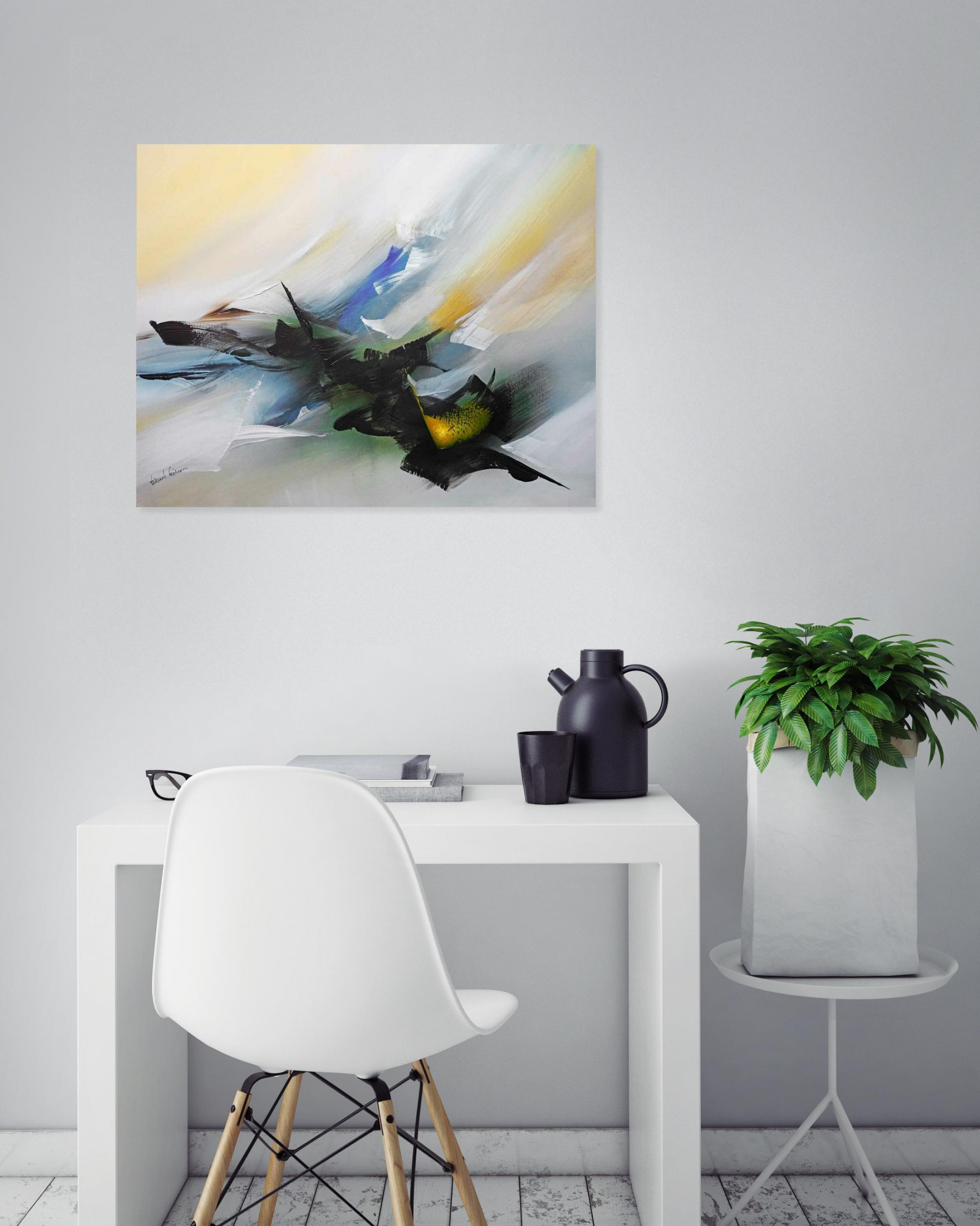 Tenurb-Géneau, Composition 628, peinture - Galerie de vente et d’achat d’art contemporain en ligne Artalistic