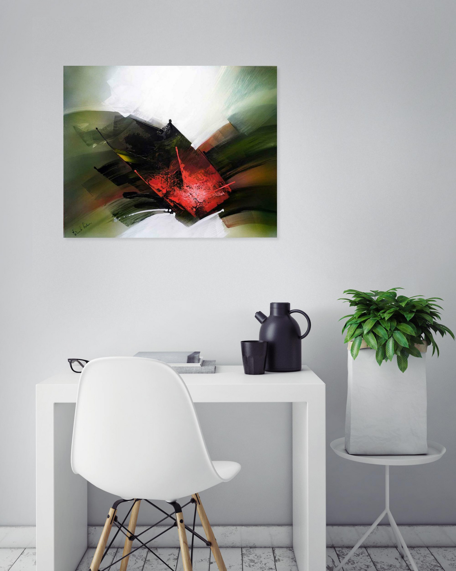 Tenurb-Géneau, Composition 650, peinture - Galerie de vente et d’achat d’art contemporain en ligne Artalistic