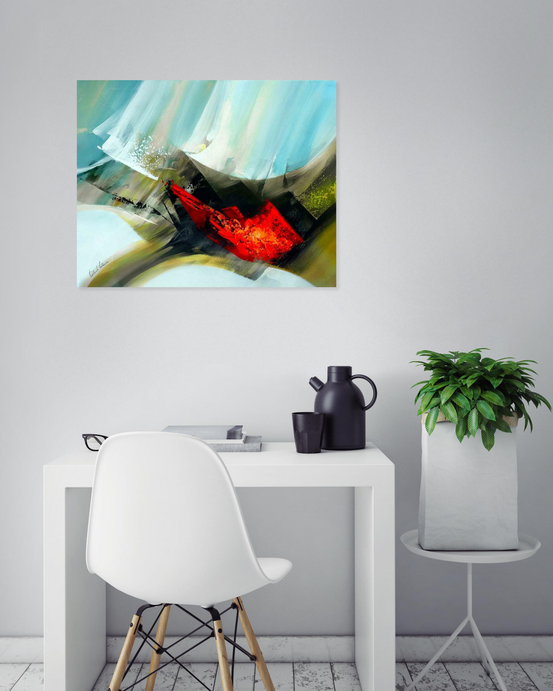 Tenurb-Géneau, composition 765, peinture - Galerie de vente et d’achat d’art contemporain en ligne Artalistic