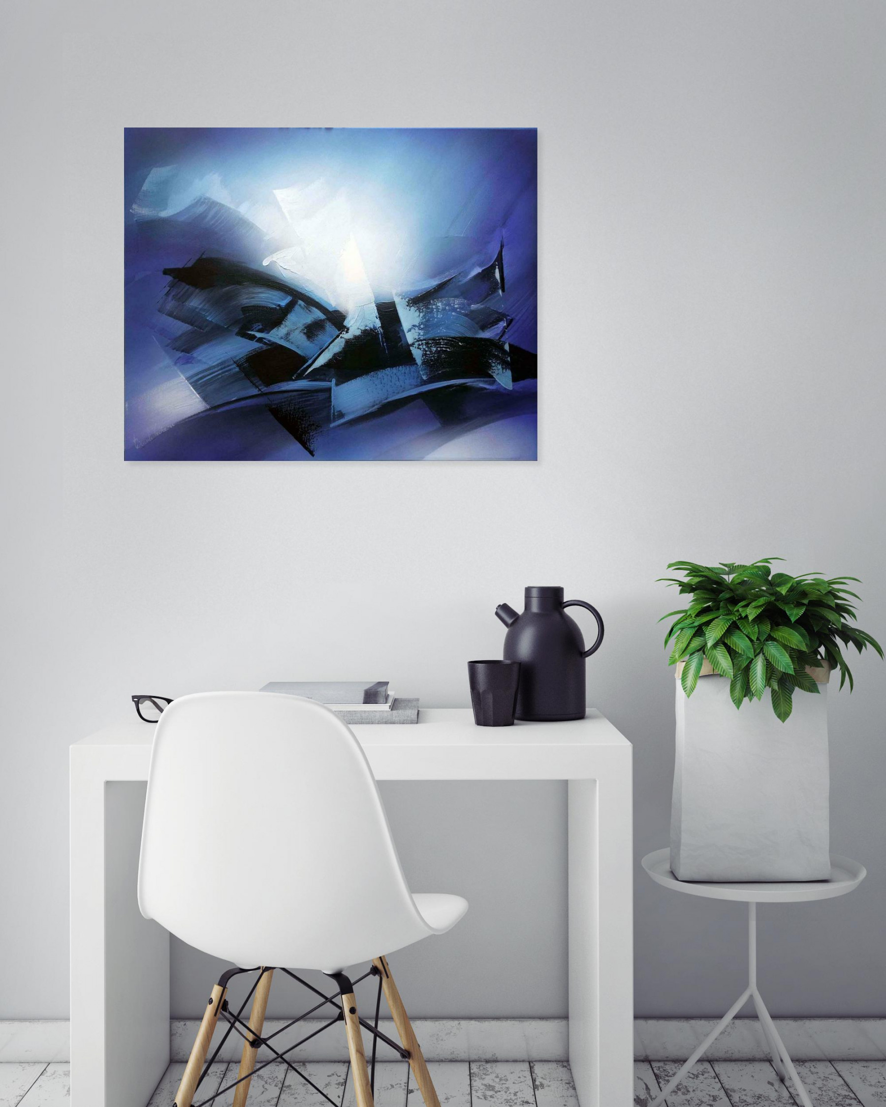 Tenurb-Géneau, Composition 645, peinture - Galerie de vente et d’achat d’art contemporain en ligne Artalistic