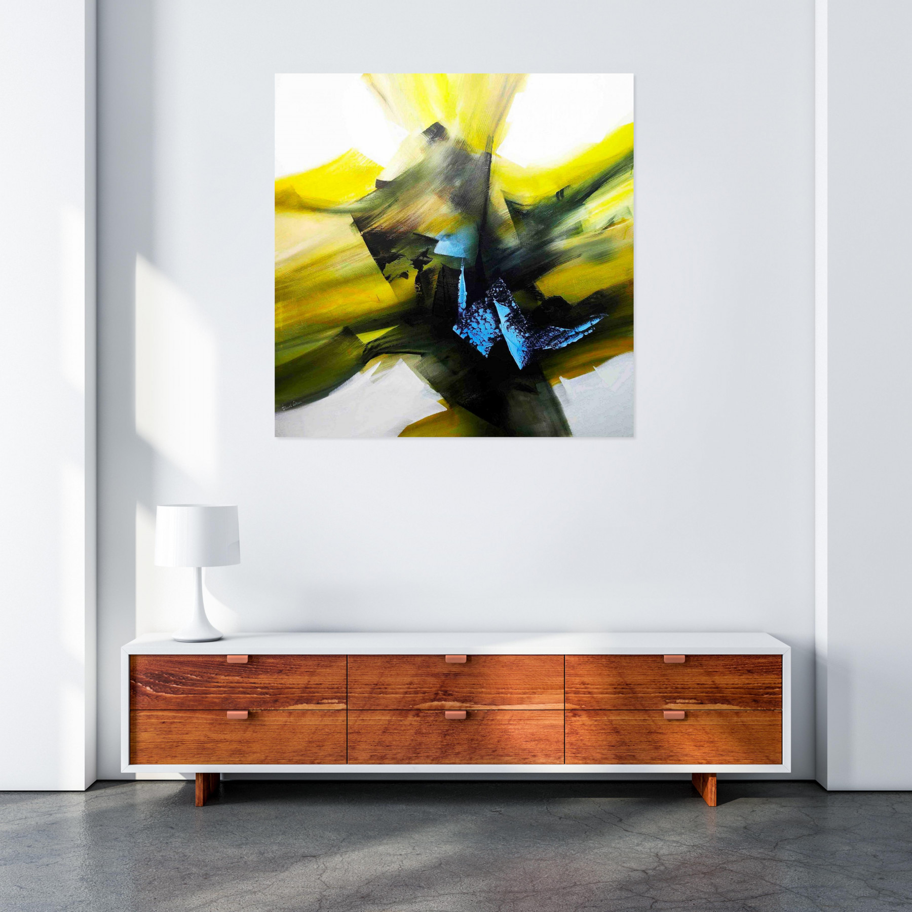 Tenurb-Géneau, Composition 524, peinture - Galerie de vente et d’achat d’art contemporain en ligne Artalistic