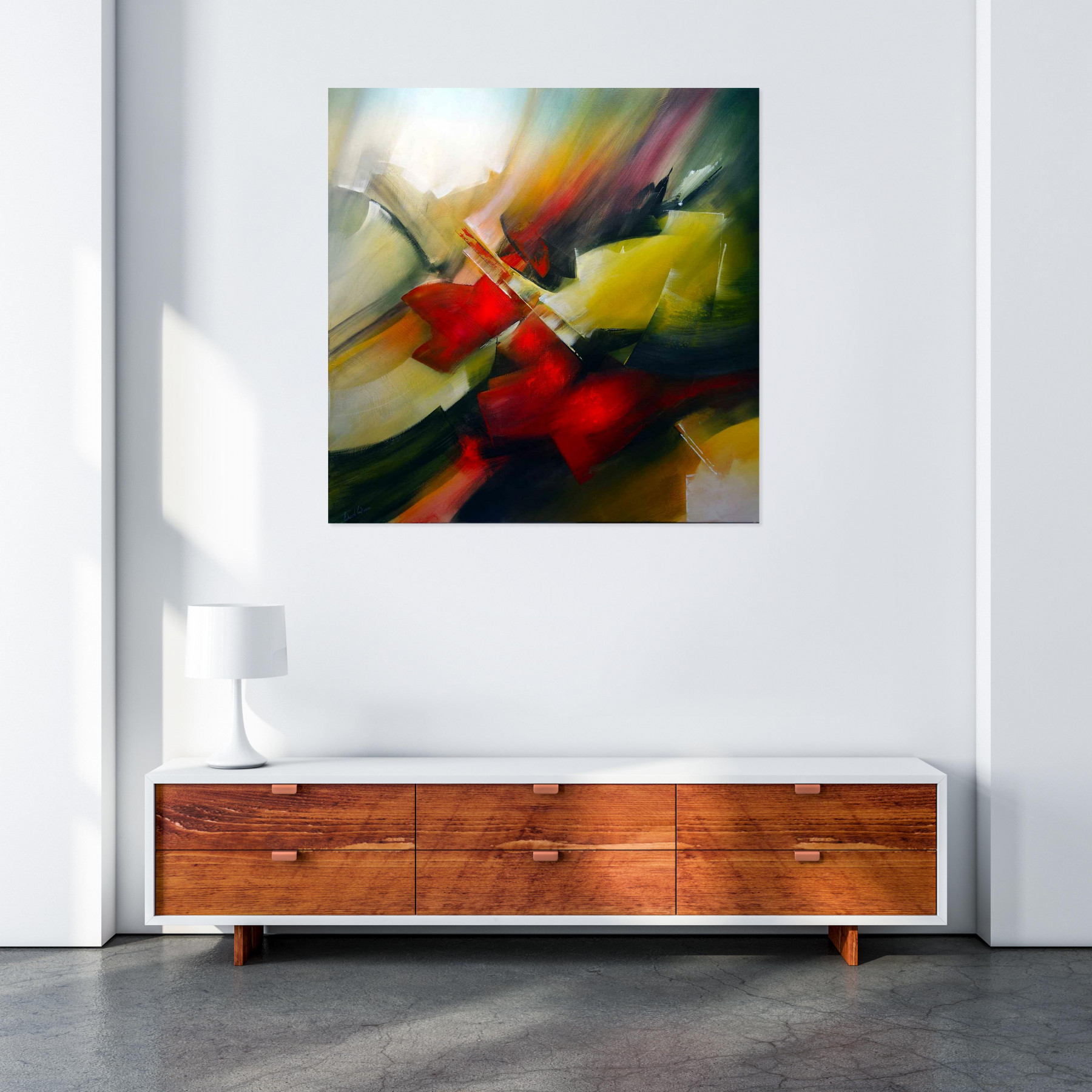 Tenurb-Géneau, Composition 501, peinture - Galerie de vente et d’achat d’art contemporain en ligne Artalistic