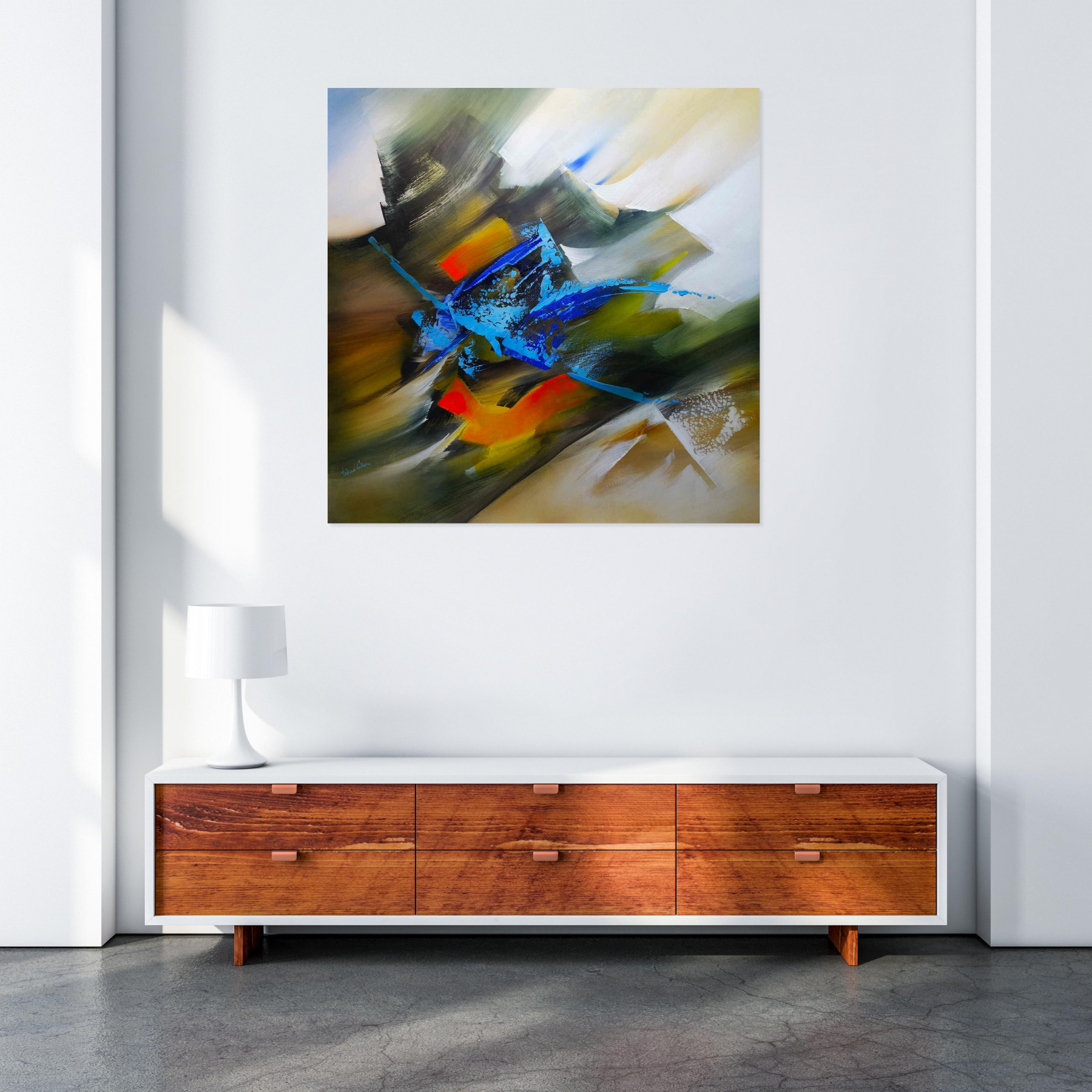 Tenurb-Géneau, Composition 552, peinture - Galerie de vente et d’achat d’art contemporain en ligne Artalistic