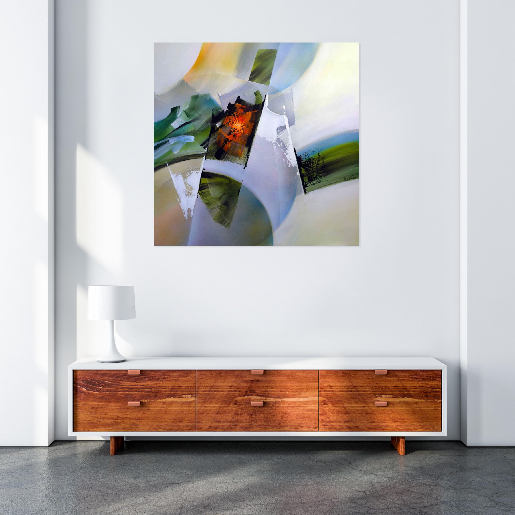 Tenurb-Géneau, Composition 755, peinture - Galerie de vente et d’achat d’art contemporain en ligne Artalistic