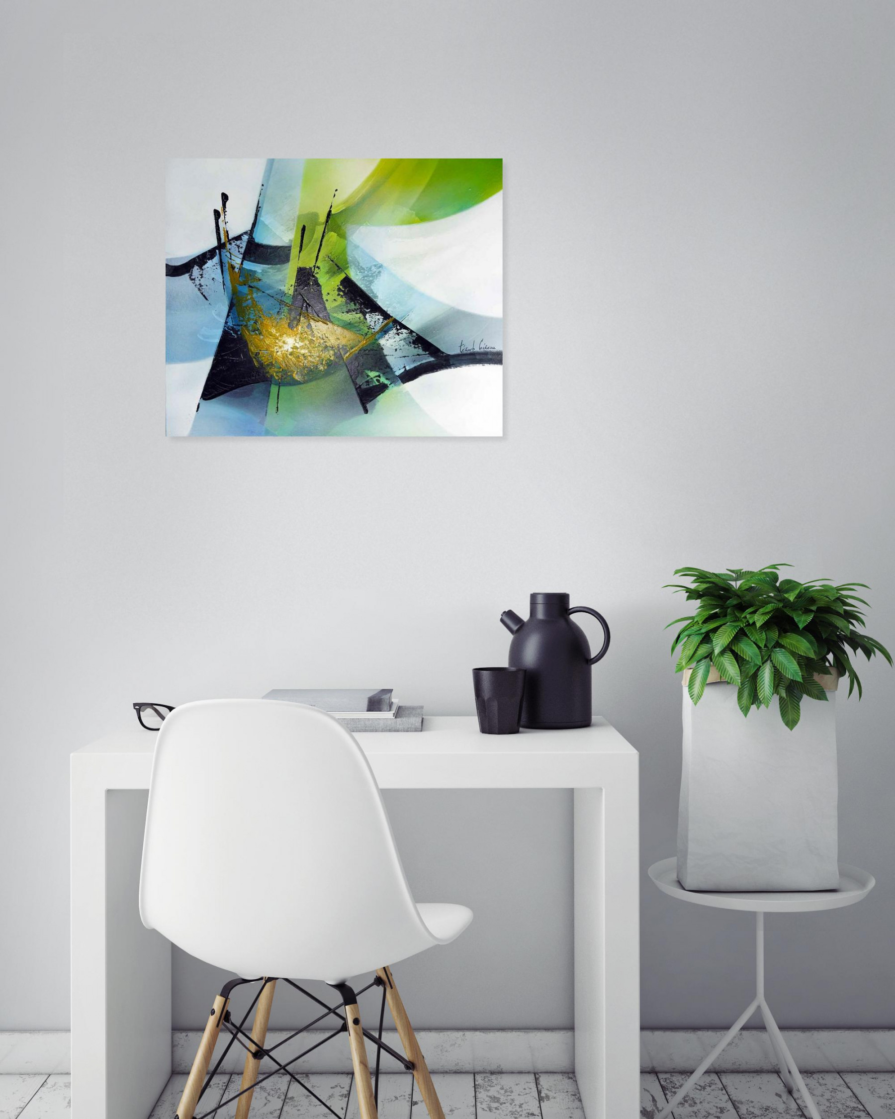Tenurb-Géneau, Composition 850, peinture - Galerie de vente et d’achat d’art contemporain en ligne Artalistic