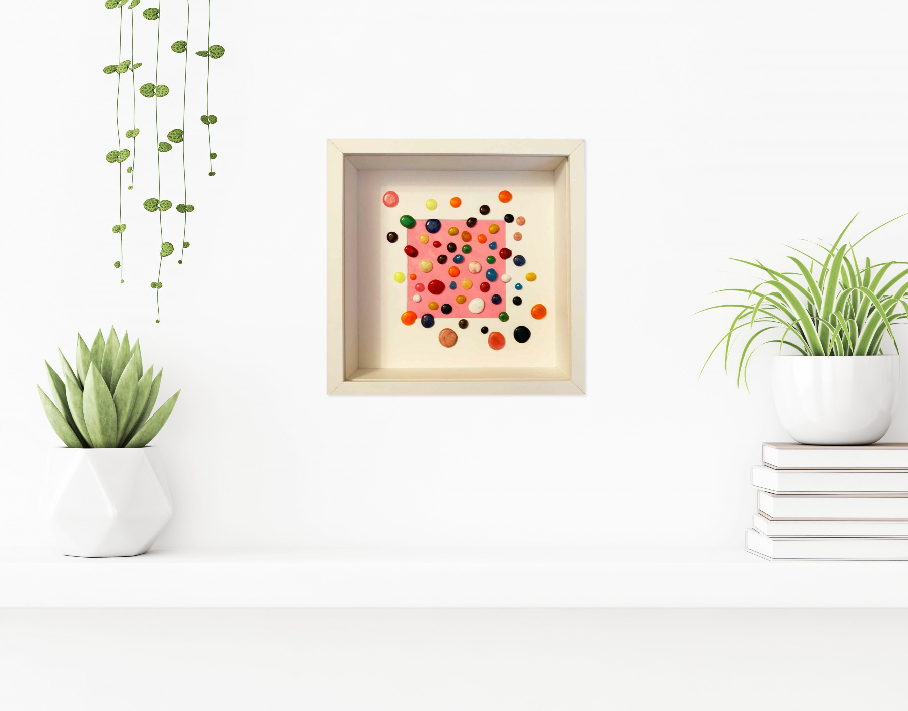 Rose, Drop on pink, peinture - Galerie de vente et d’achat d’art contemporain en ligne Artalistic