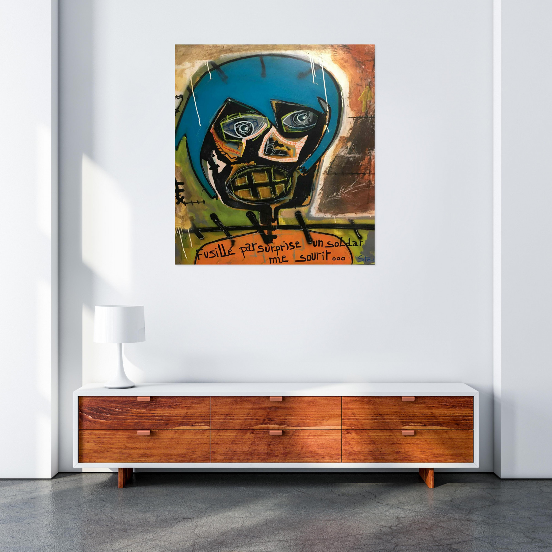 Eric Stein, Me sourit, peinture - Galerie de vente et d’achat d’art contemporain en ligne Artalistic